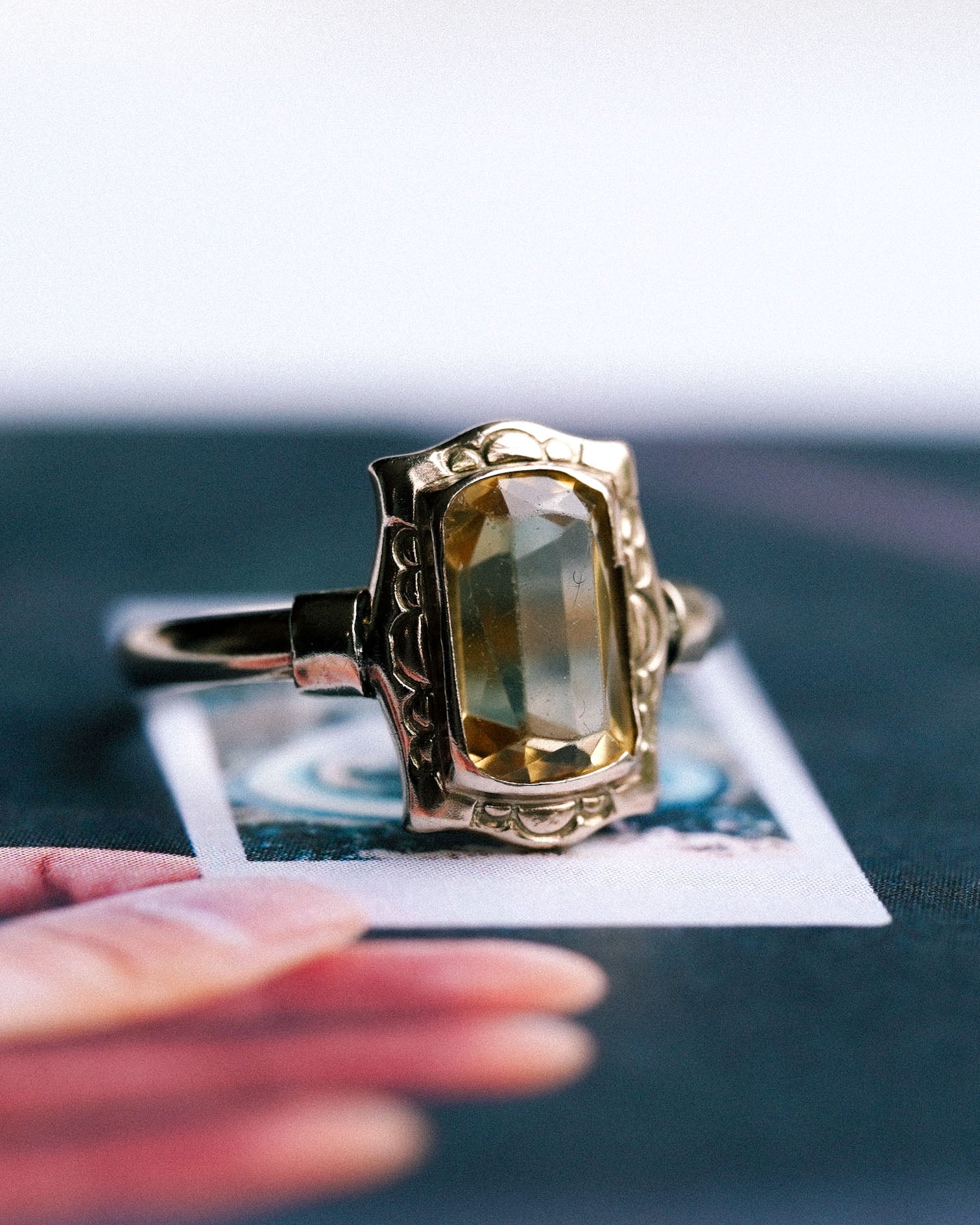Solange | Vintage Citrien Ring