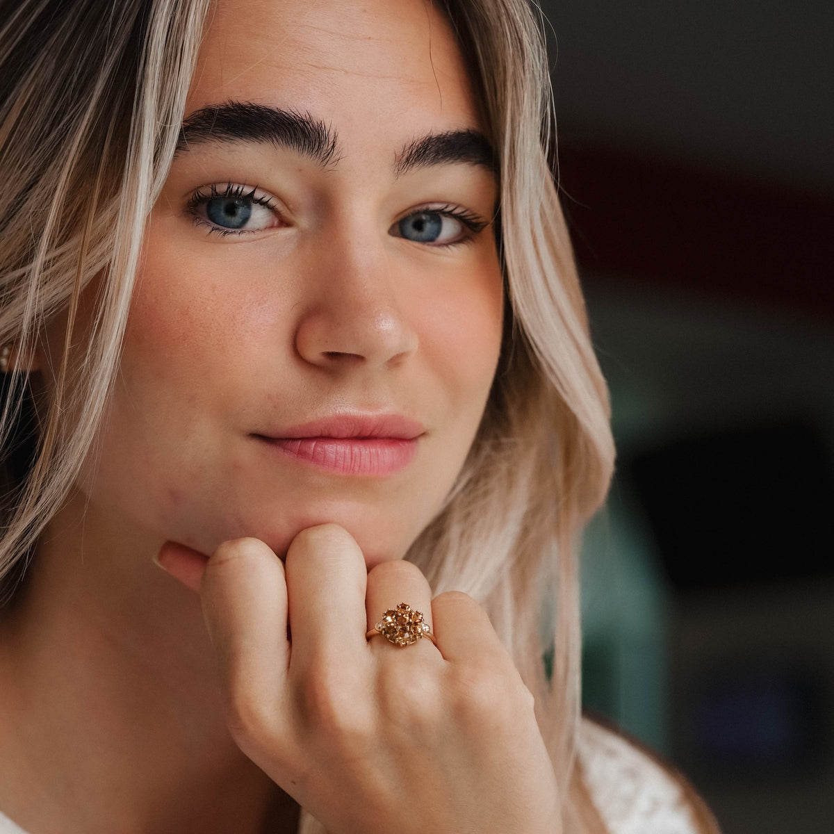 Brigitte | Vintage Citrien ring