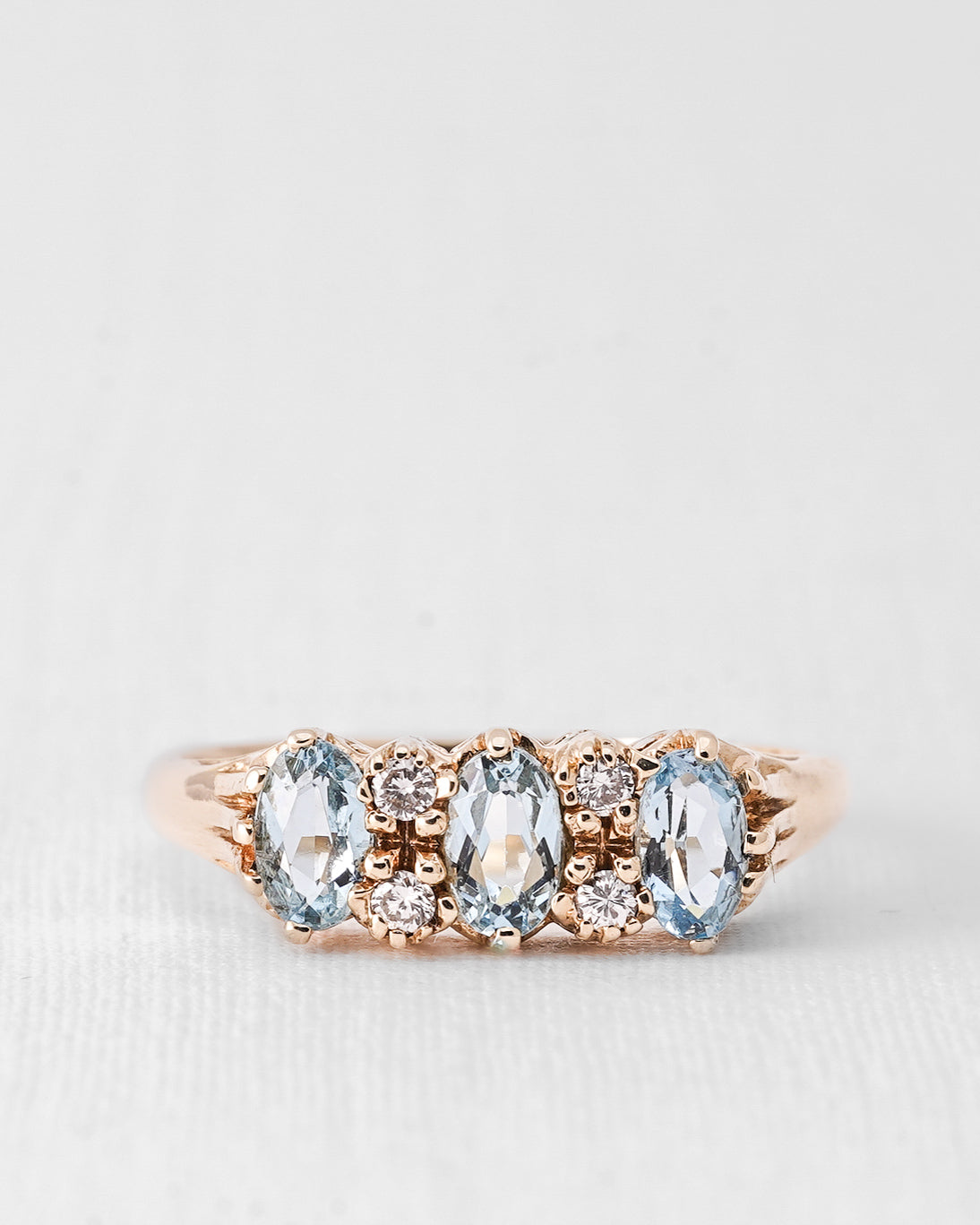 Seliane | Vintage Topaas & Diamant Dress Ring