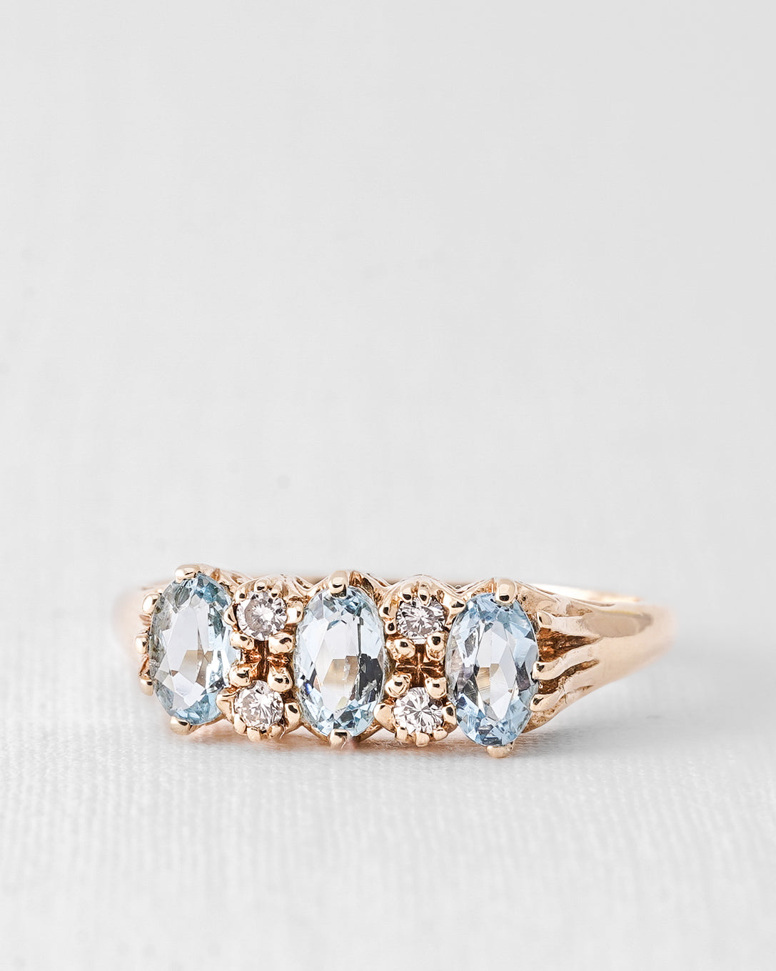 Seliane | Vintage Topaas & Diamant Dress Ring