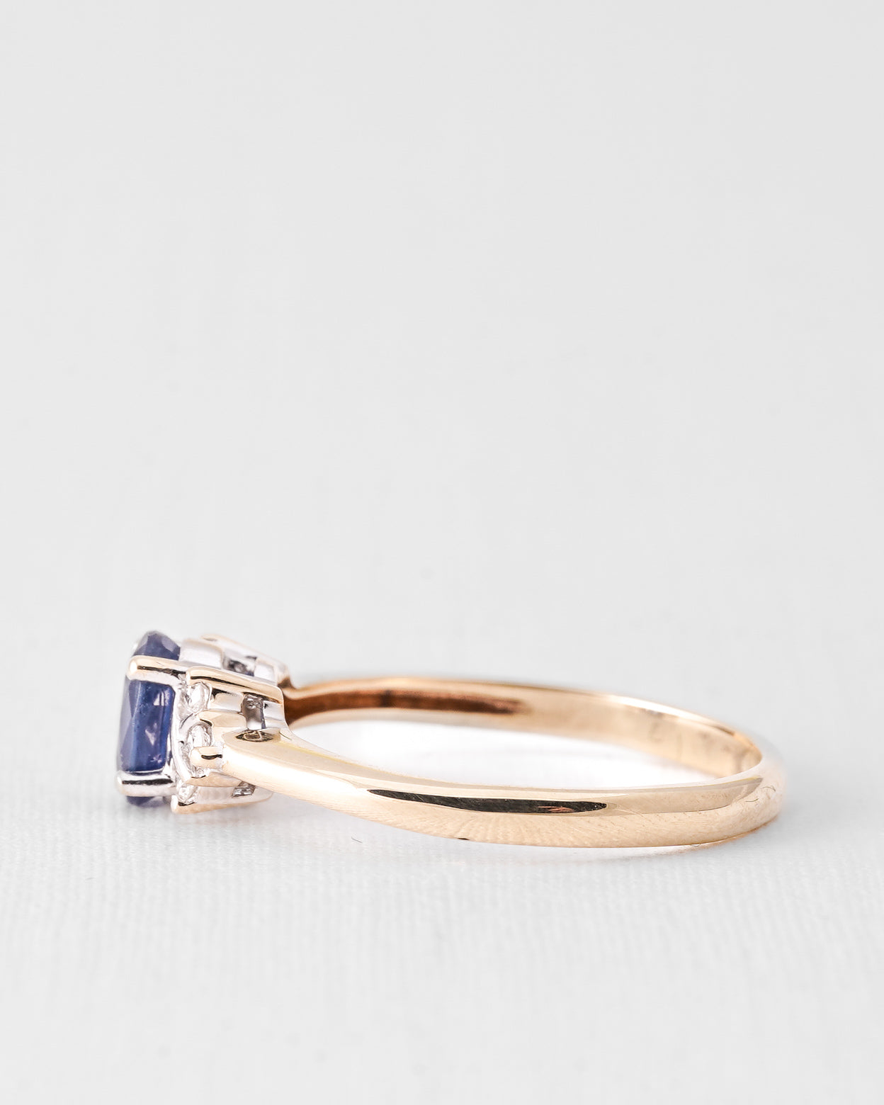 Xabia | Vintage Saffier & Diamant Pavé Ring