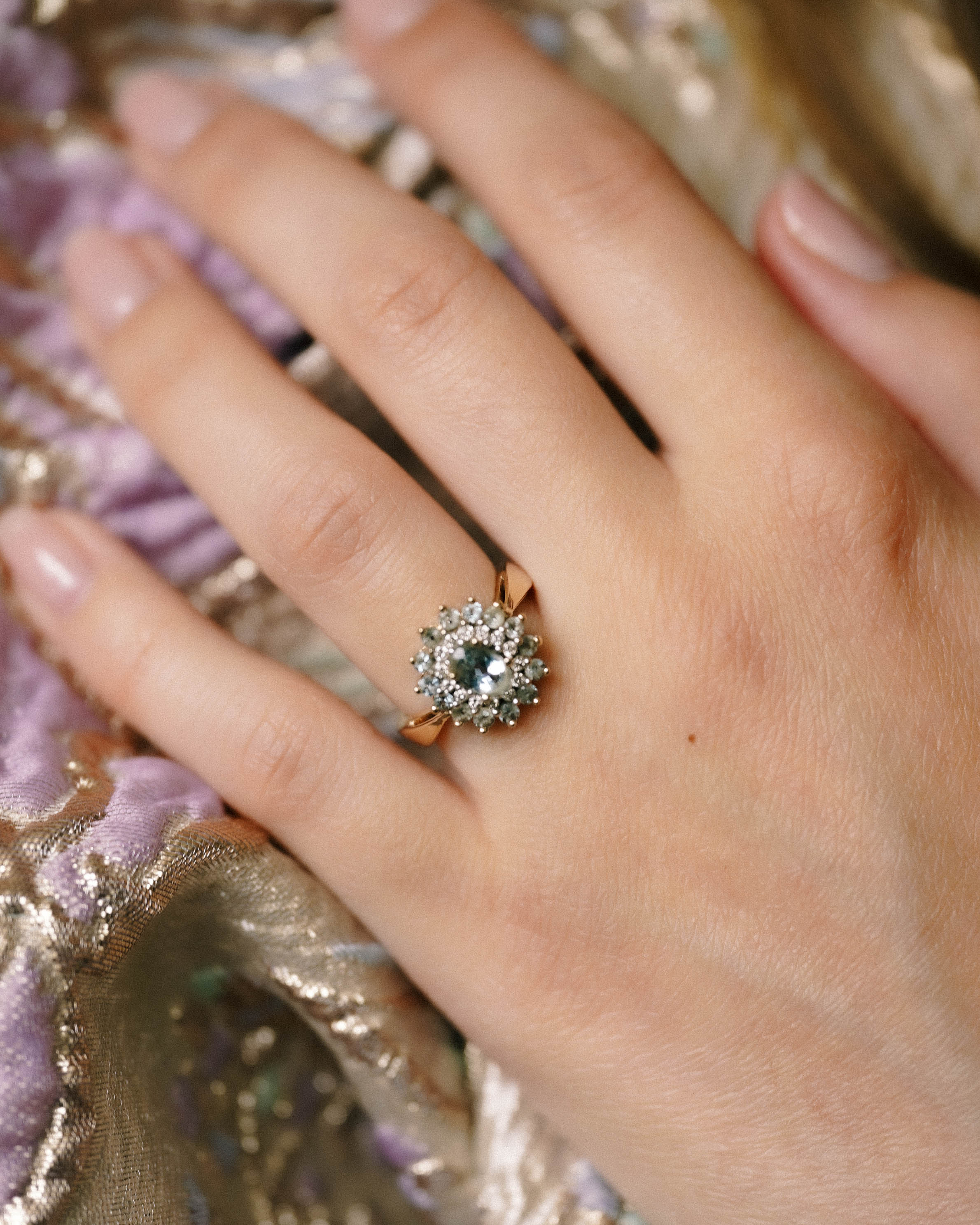 Clara | Vintage Topaz & Diamant