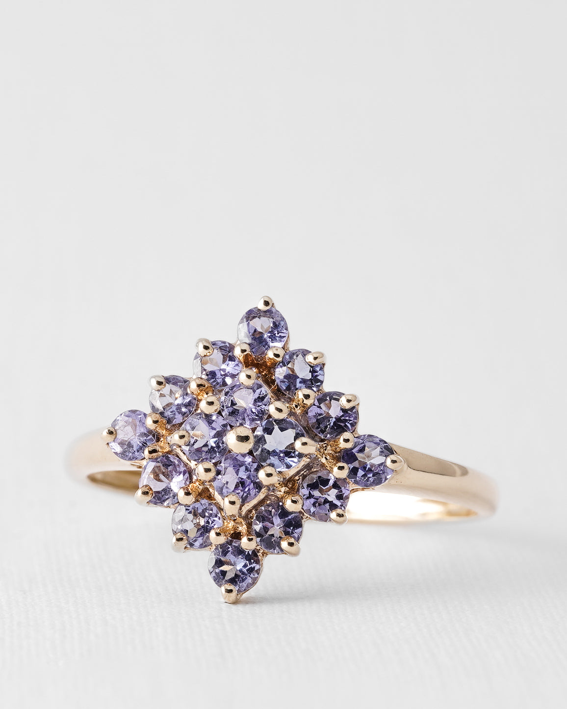 Marena | Vintage Tanzaniet Cluster Ring