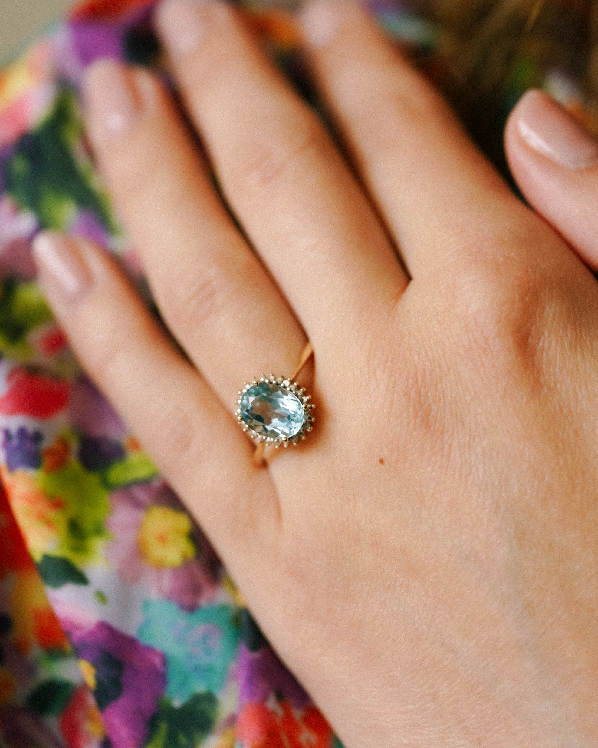 Liva | Vintage Topaas & Diamant