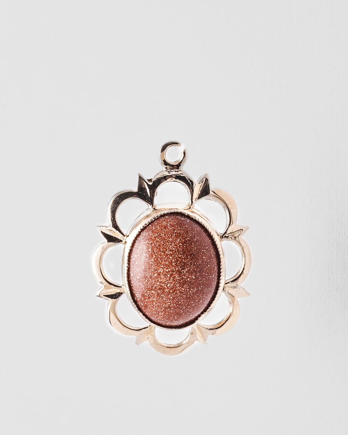 Lorayne | Vintage Goudsteen Hanger