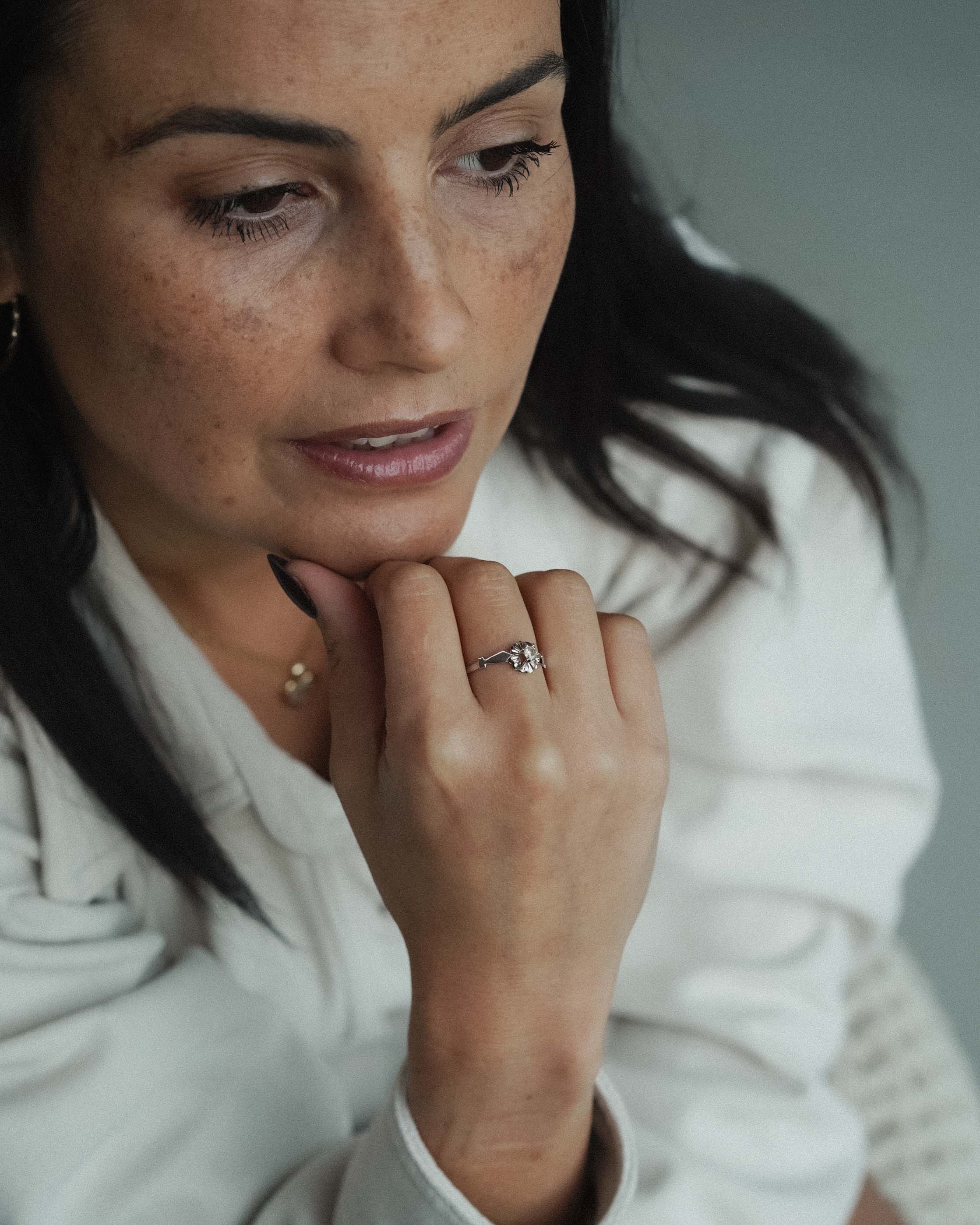 Linea | 14K Briljant (0.18ct) Solitair Ring