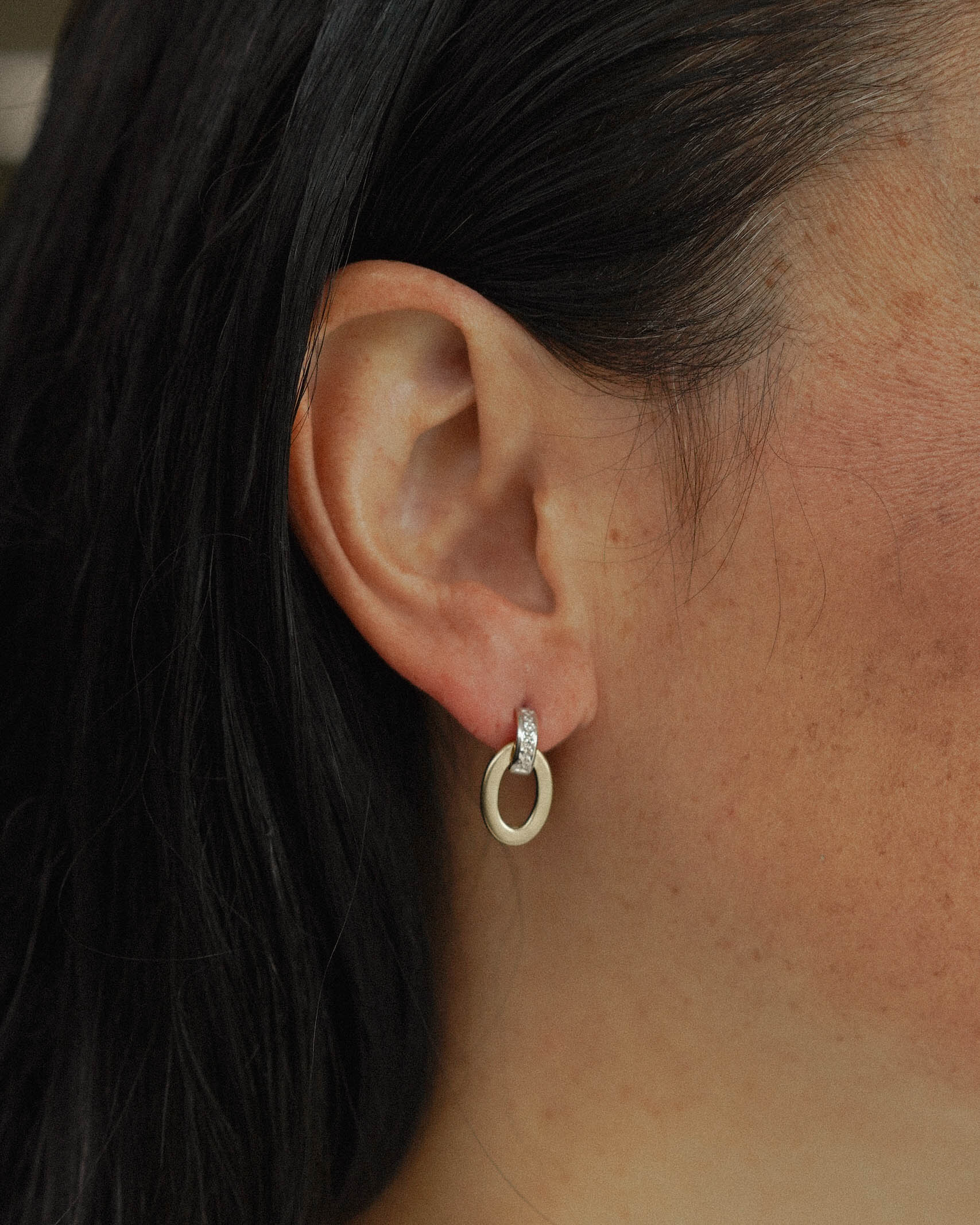 Liora | Vintage Diamant Oorbellen