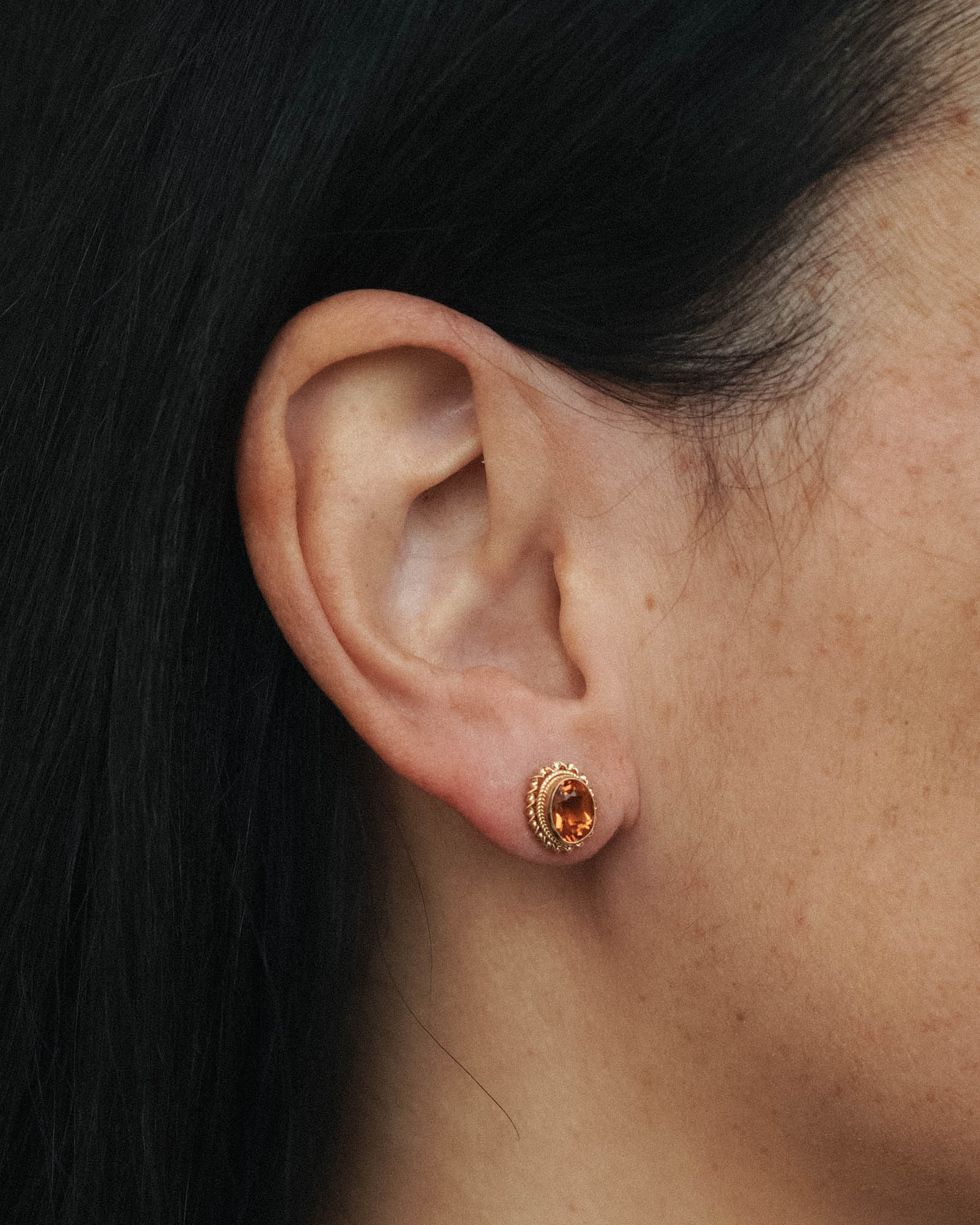 Serenelle | Vintage Citrien Oorbellen