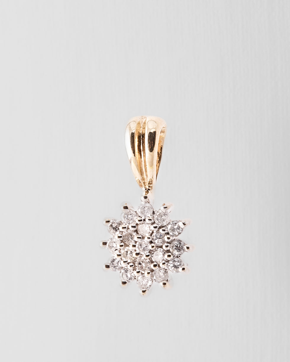 Celeste | Vintage Diamant Cluster Hanger