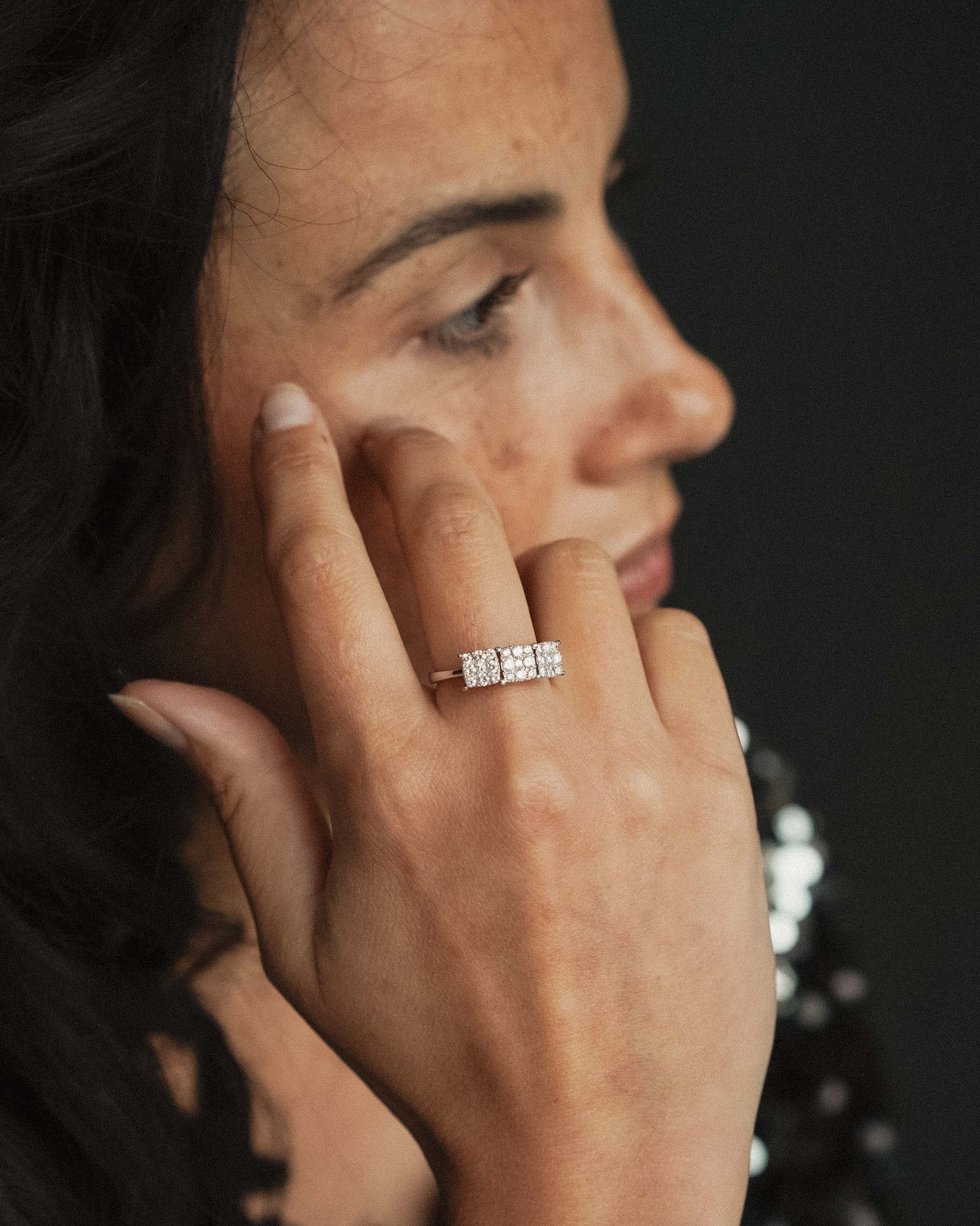 Lydiana | 18K Witgoud & Diamant (0.75ct) Brilliant Cut Ring