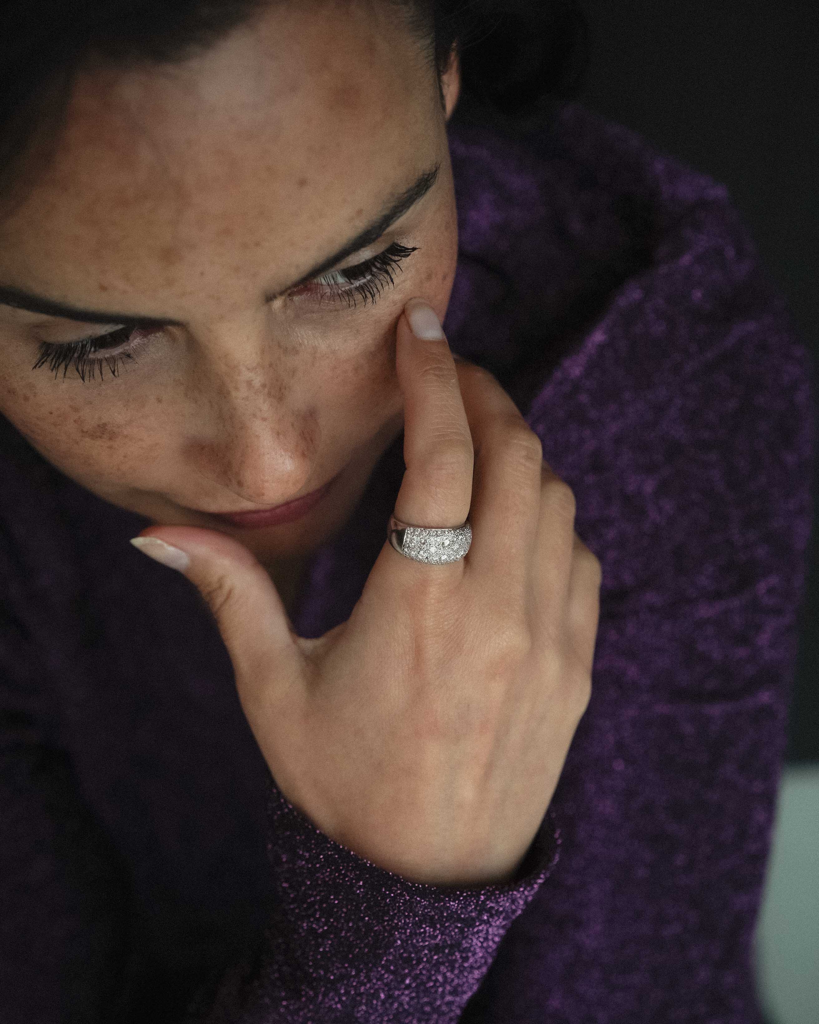 Mireya | 18K Witgoud & Diamant (1.46ct) Brilliant Cut Ring