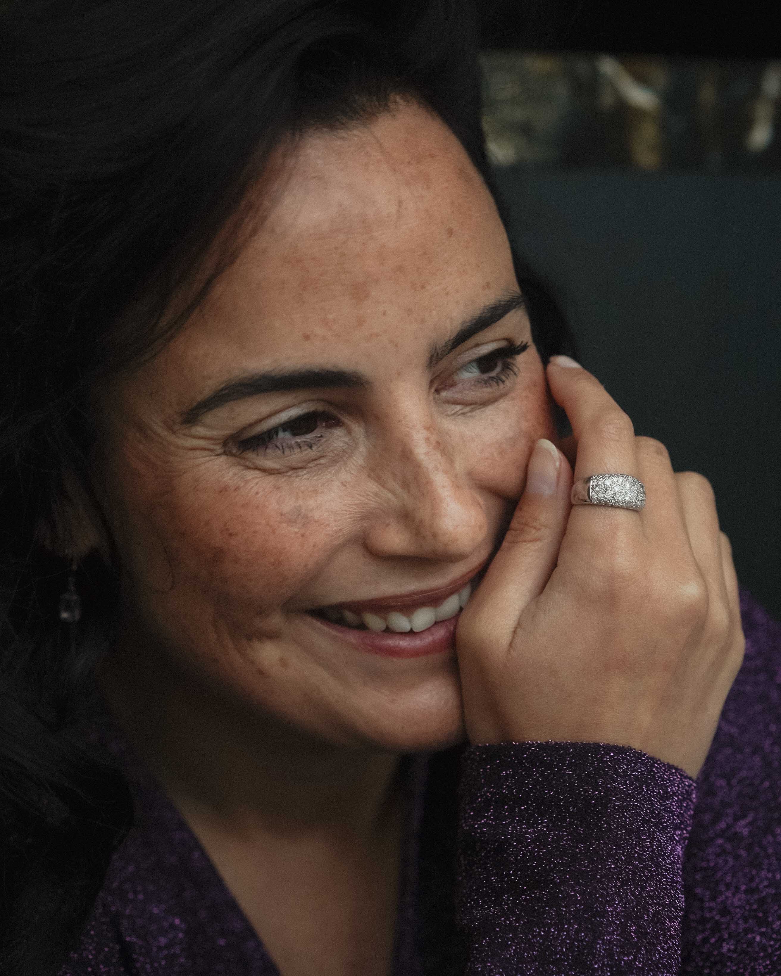 Mireya | 18K Witgoud & Diamant (1.46ct) Brilliant Cut Ring