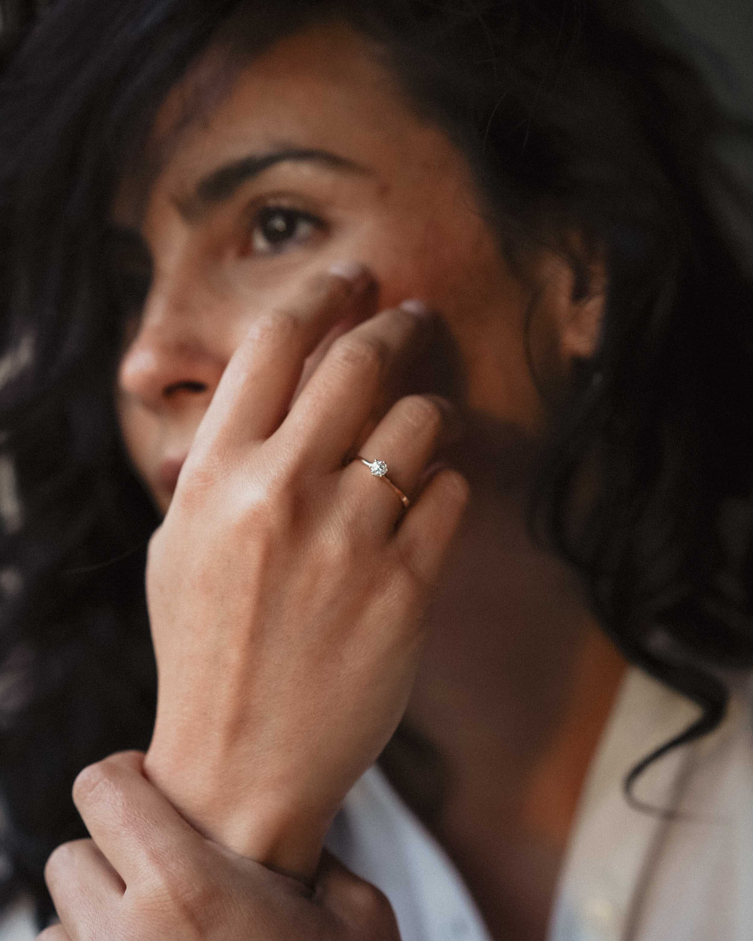 Zaza | 14K Geel Goud Briljant (0.22ct) Solitair Ring