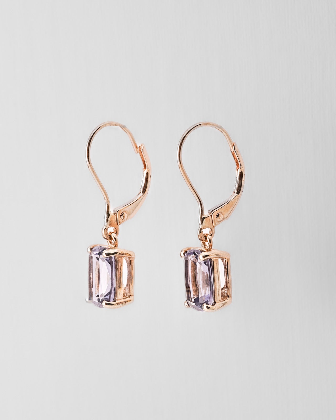 Norelle | Vintage Blueberry Kwarts Oorbellen