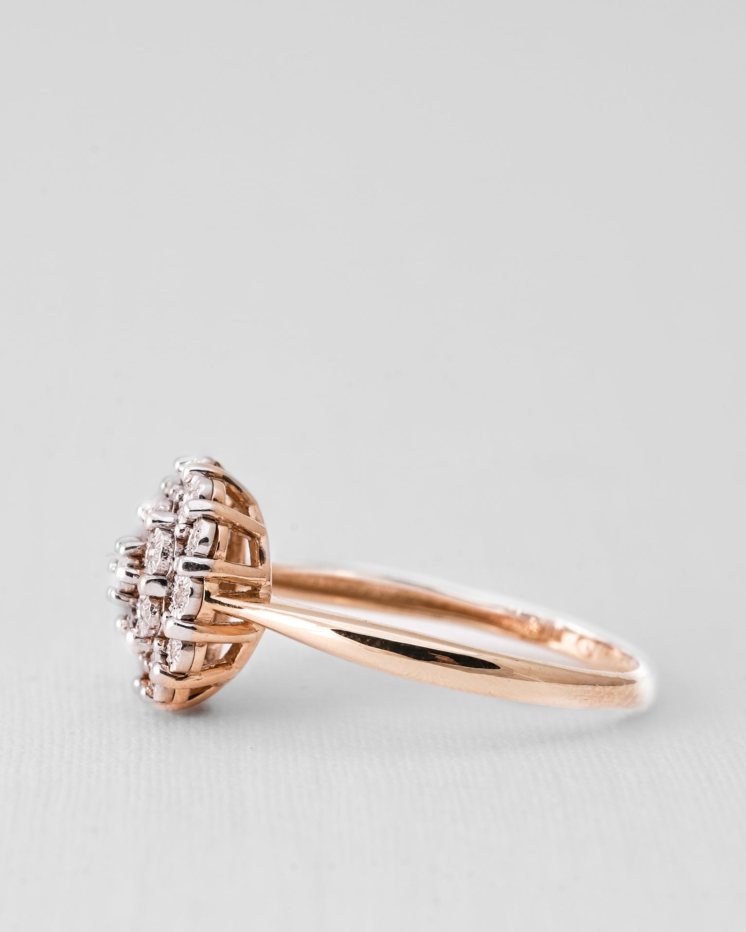 Venetia | 14K Geelgoud & Diamant (0.2ct) Brilliant Cut Ring