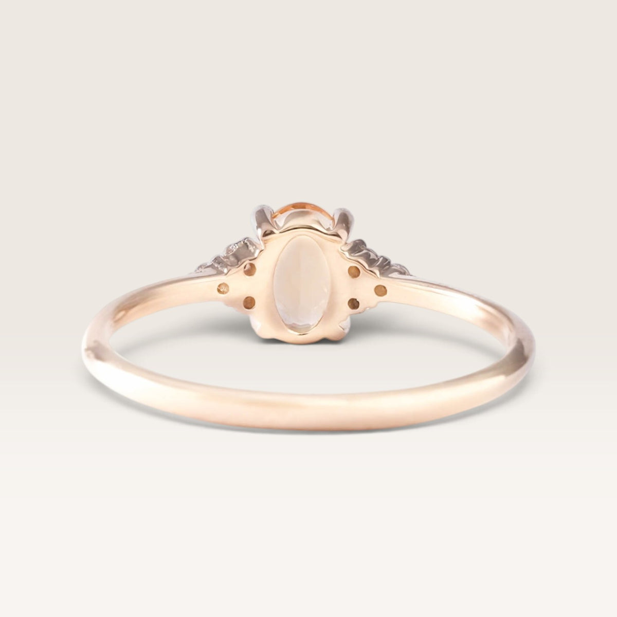 Amelie | Citrien & Diamant Ring - Menina Amsterdam