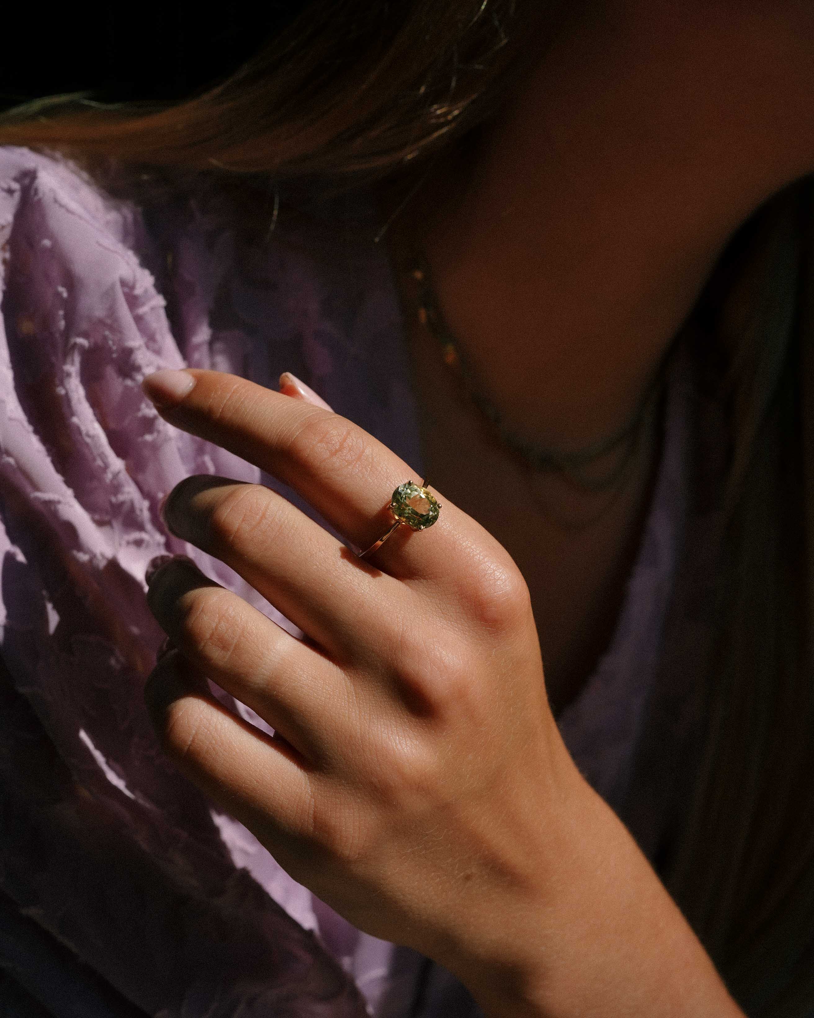 Elizabeth | Vintage Kwarts Solitaire - Menina Amsterdam