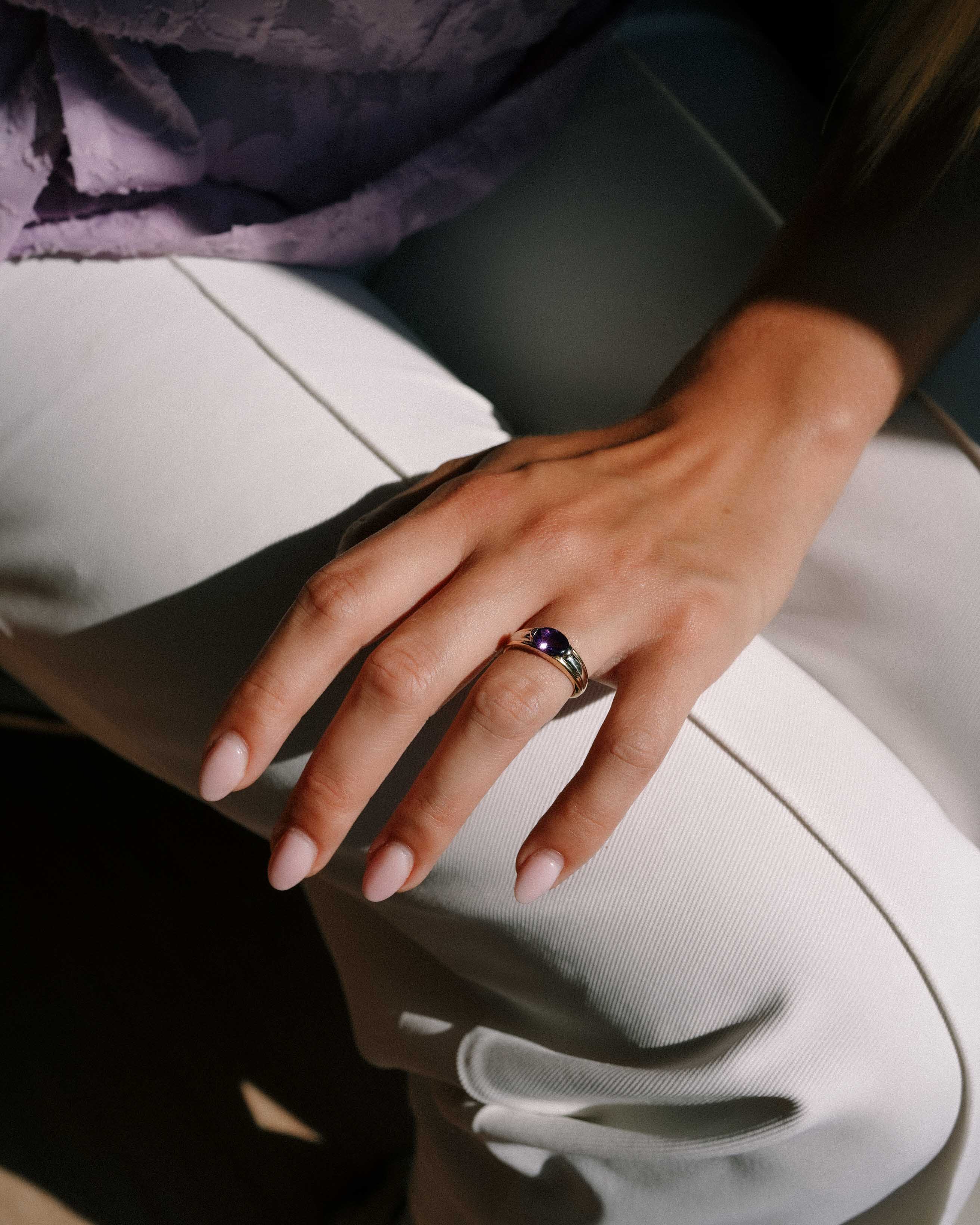 Loriana | Vintage Two-Tone Amethist - Menina Amsterdam