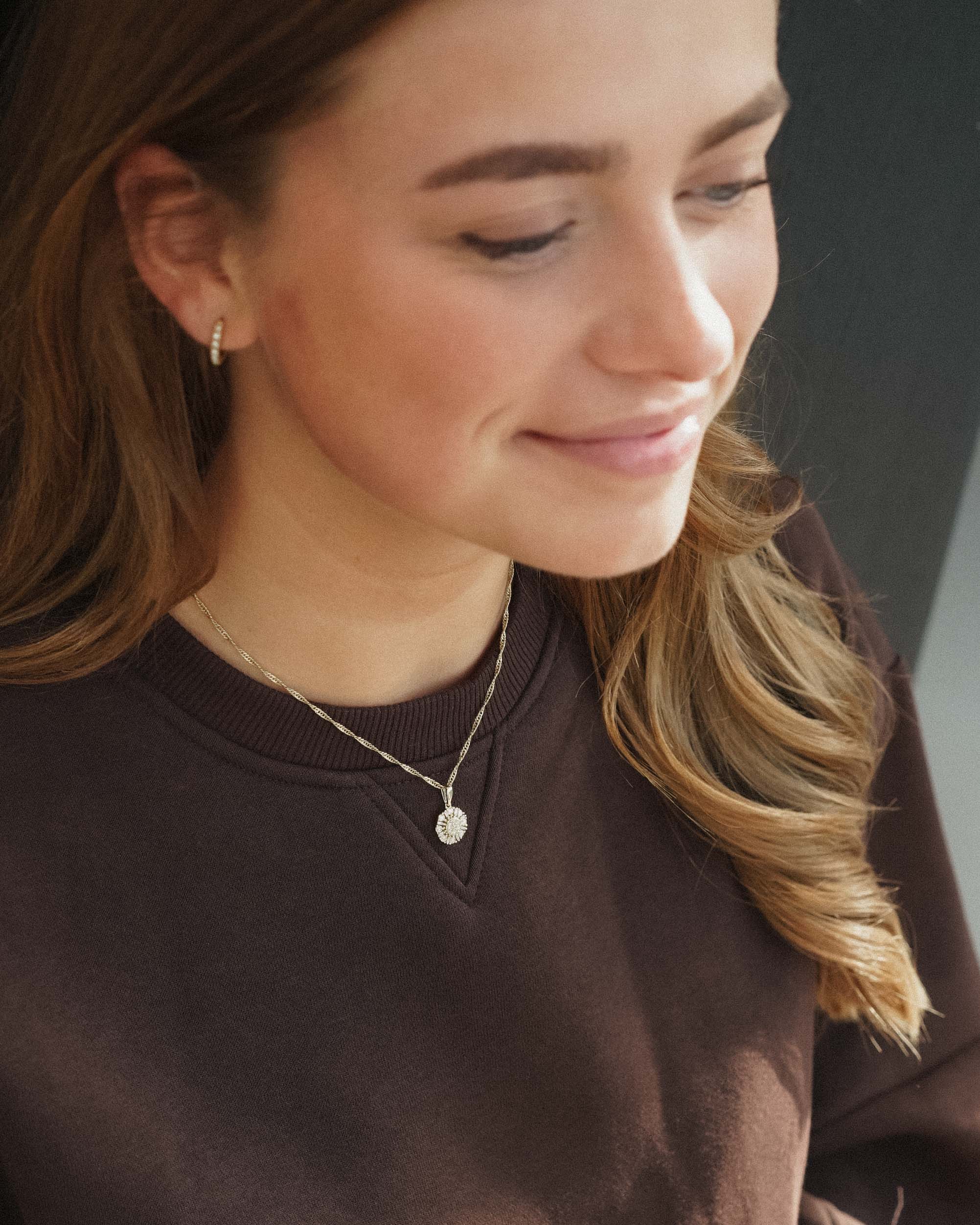 Lirenne | Vintage Diamant Cluster Hanger