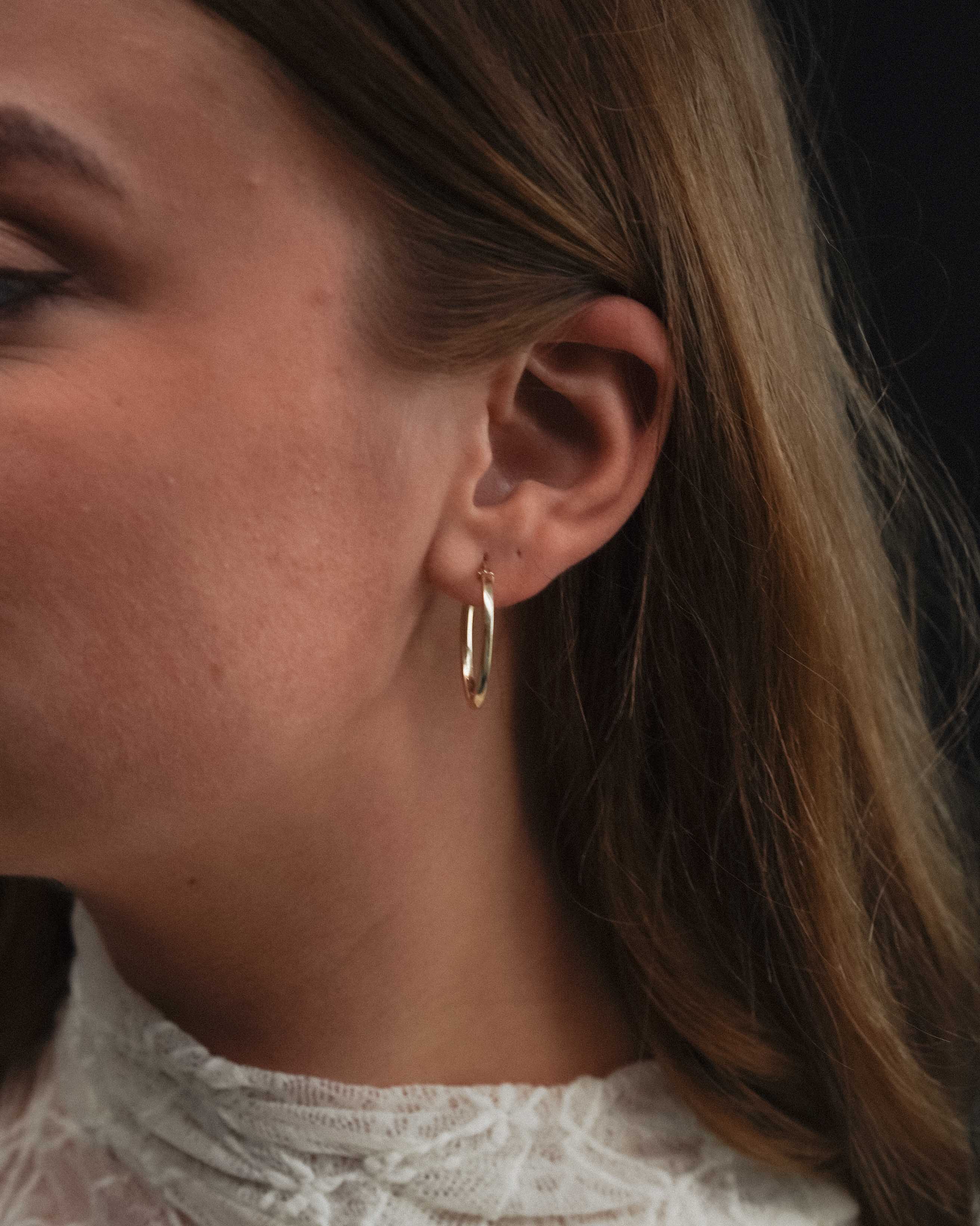 Saphra | Vintage Creool Oorbellen