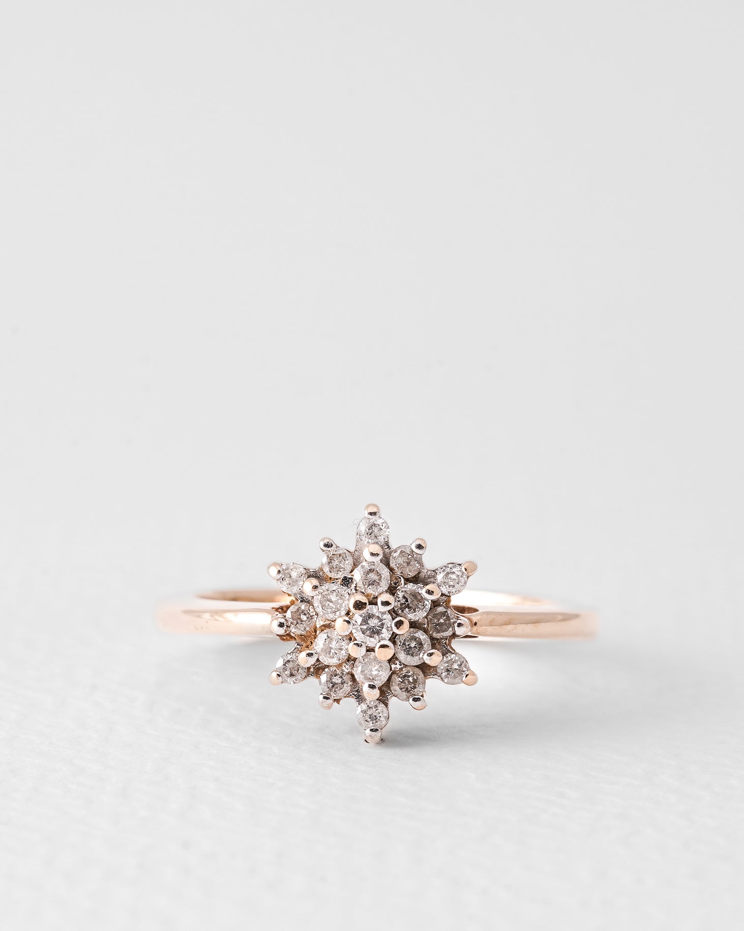 Kira | Vintage Diamond Cluster Ring