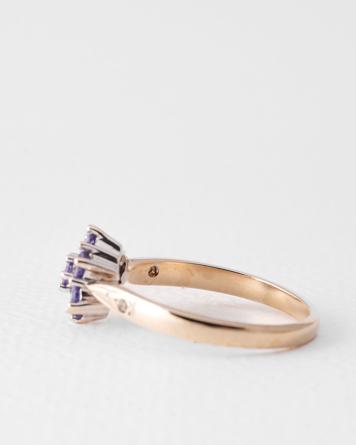 Vira | Vintage Tanzaniet & Diamant Cluster Ring