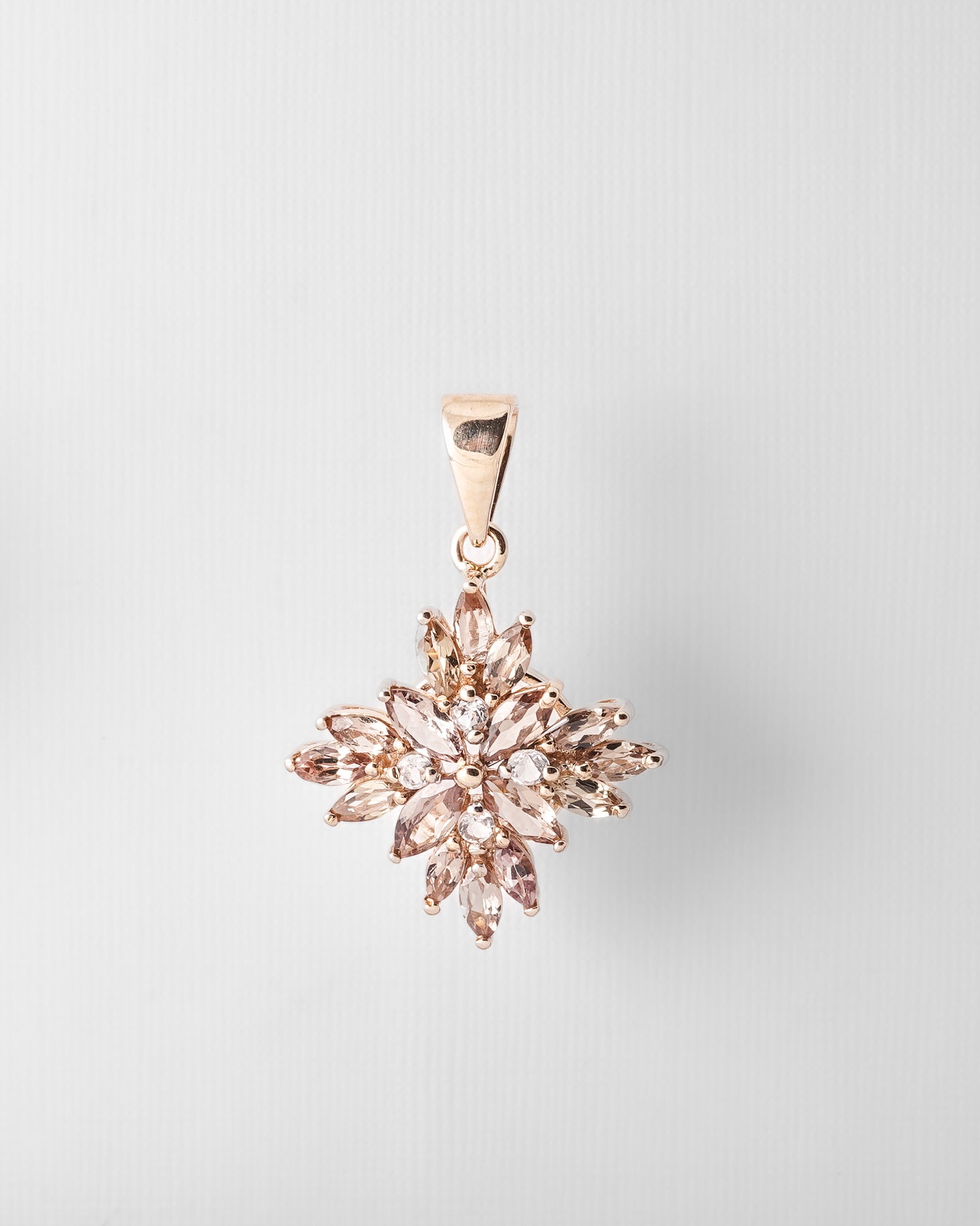 Lina | Vintage Kwarts Cluster Hanger