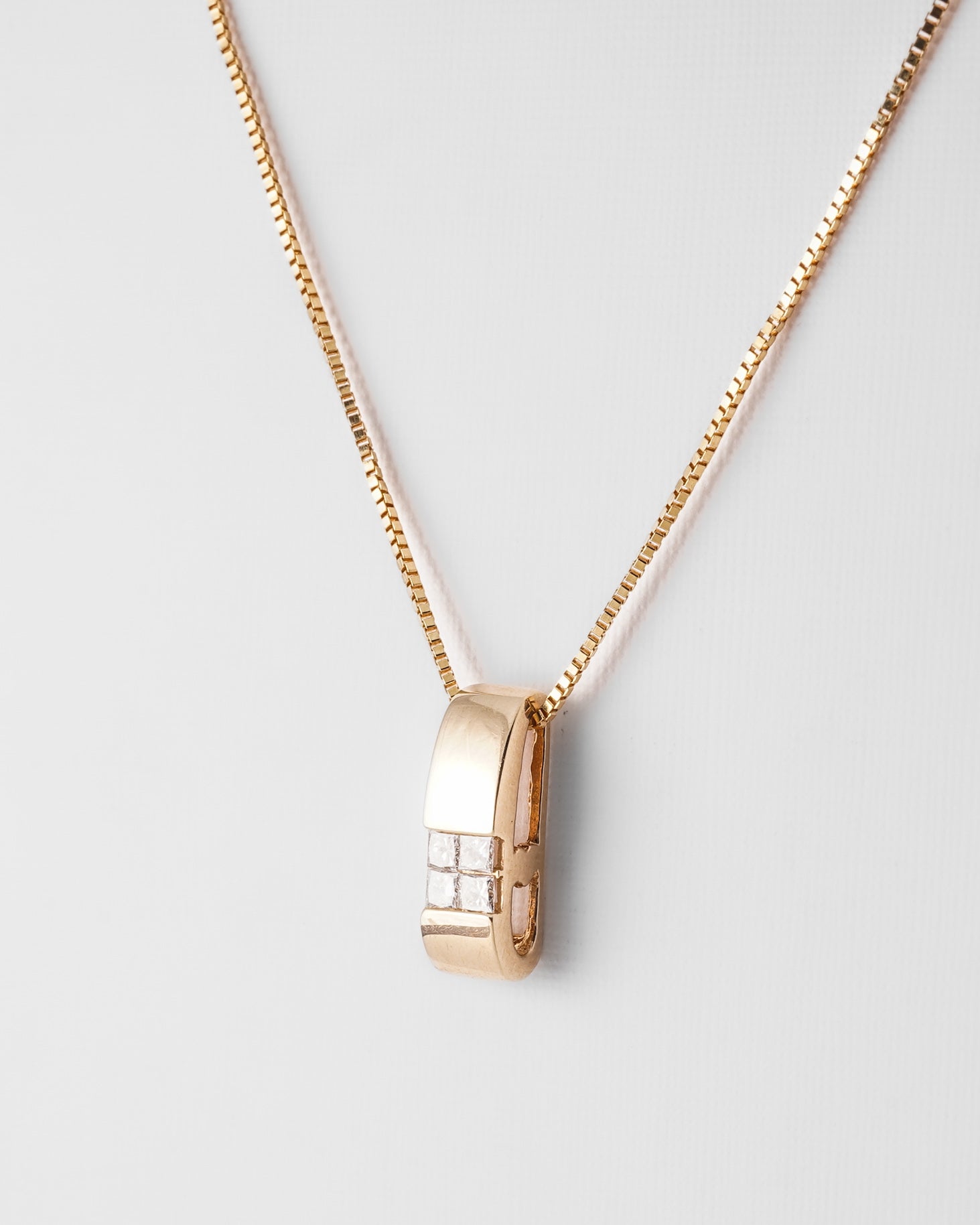 Sabine | 14K Geel Gouden (0.25 kt) Diamanten Hanger