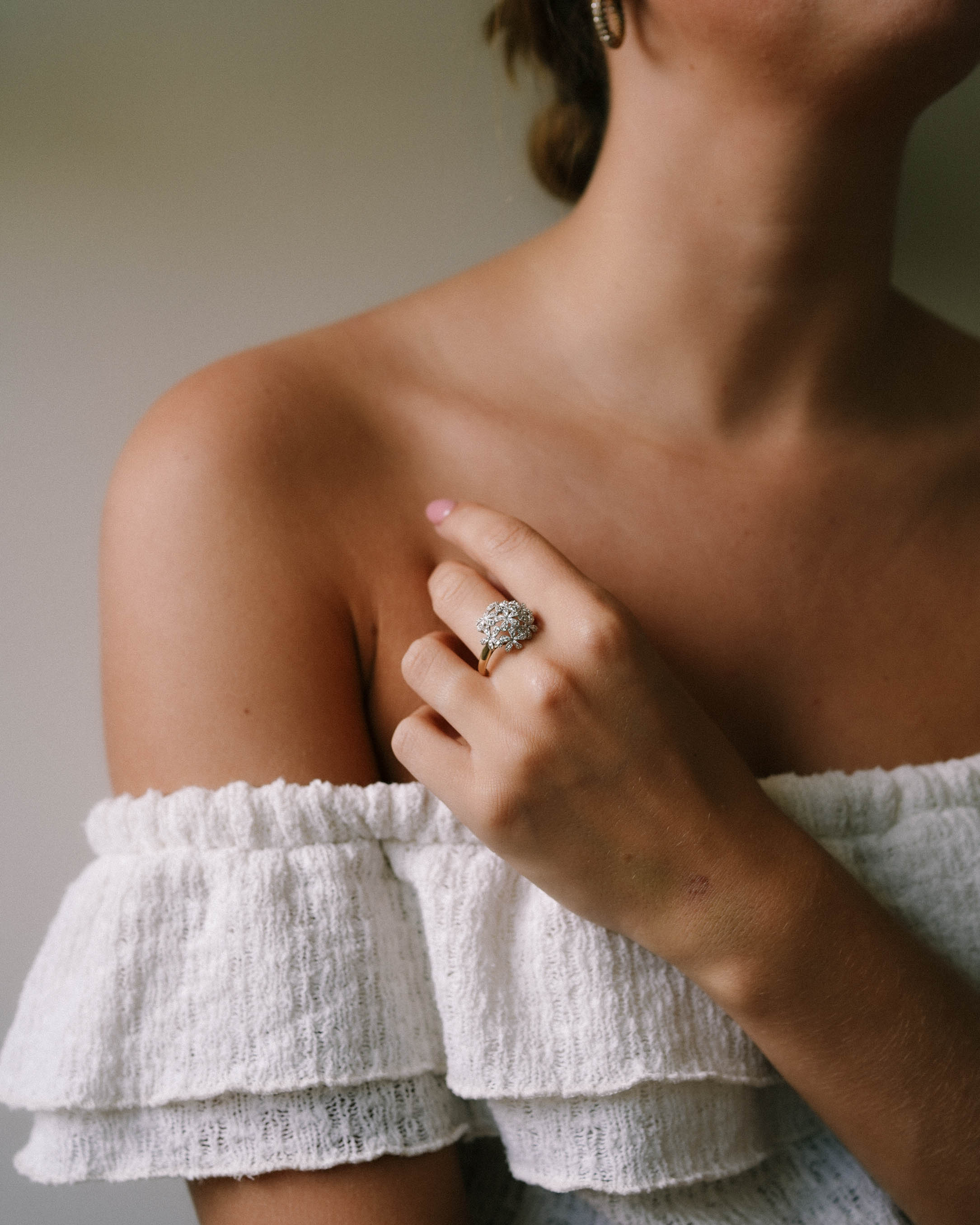 Aven | Vintage Diamant Cluster Ring