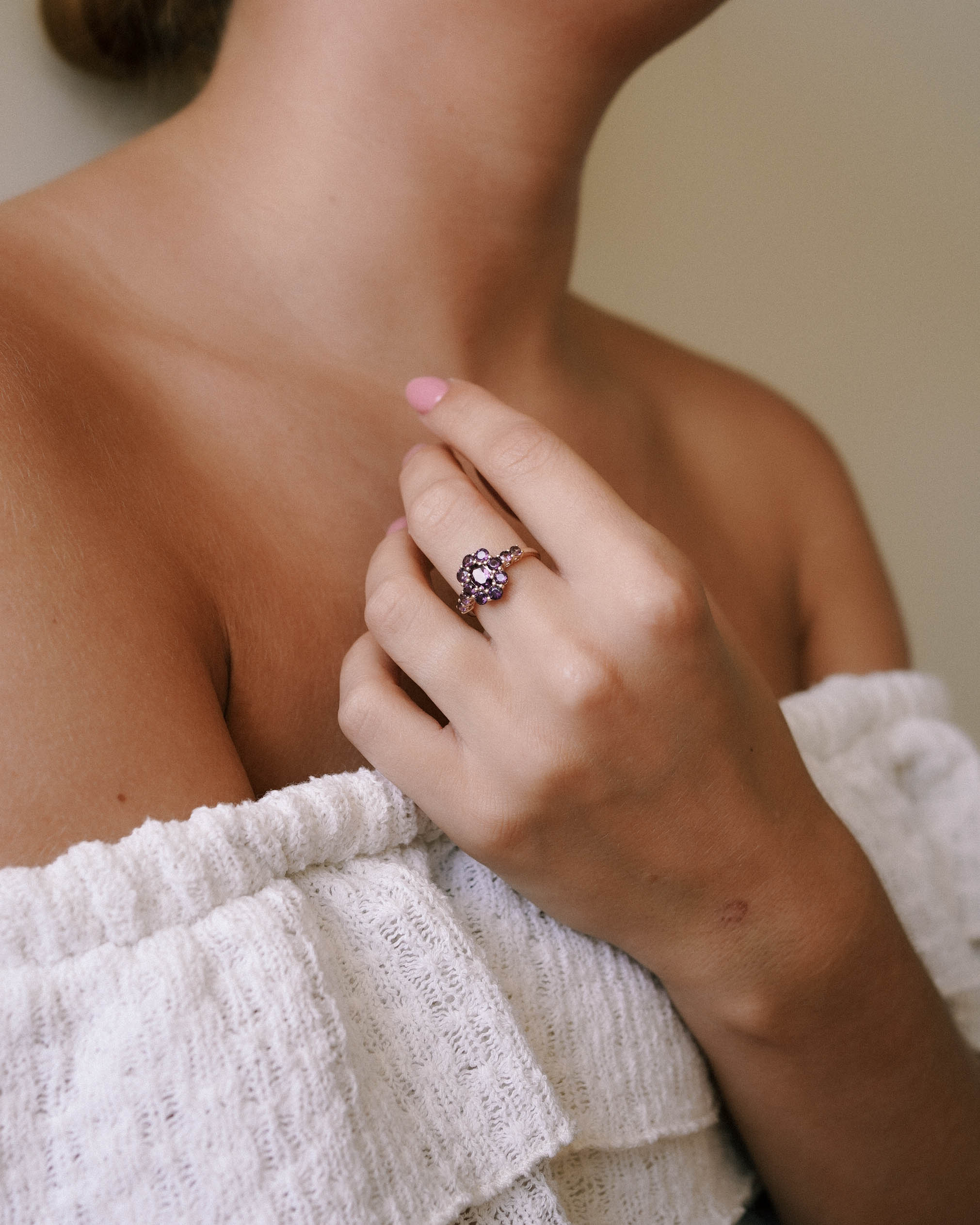 Nala | Vintage Spinel Cluster Ring