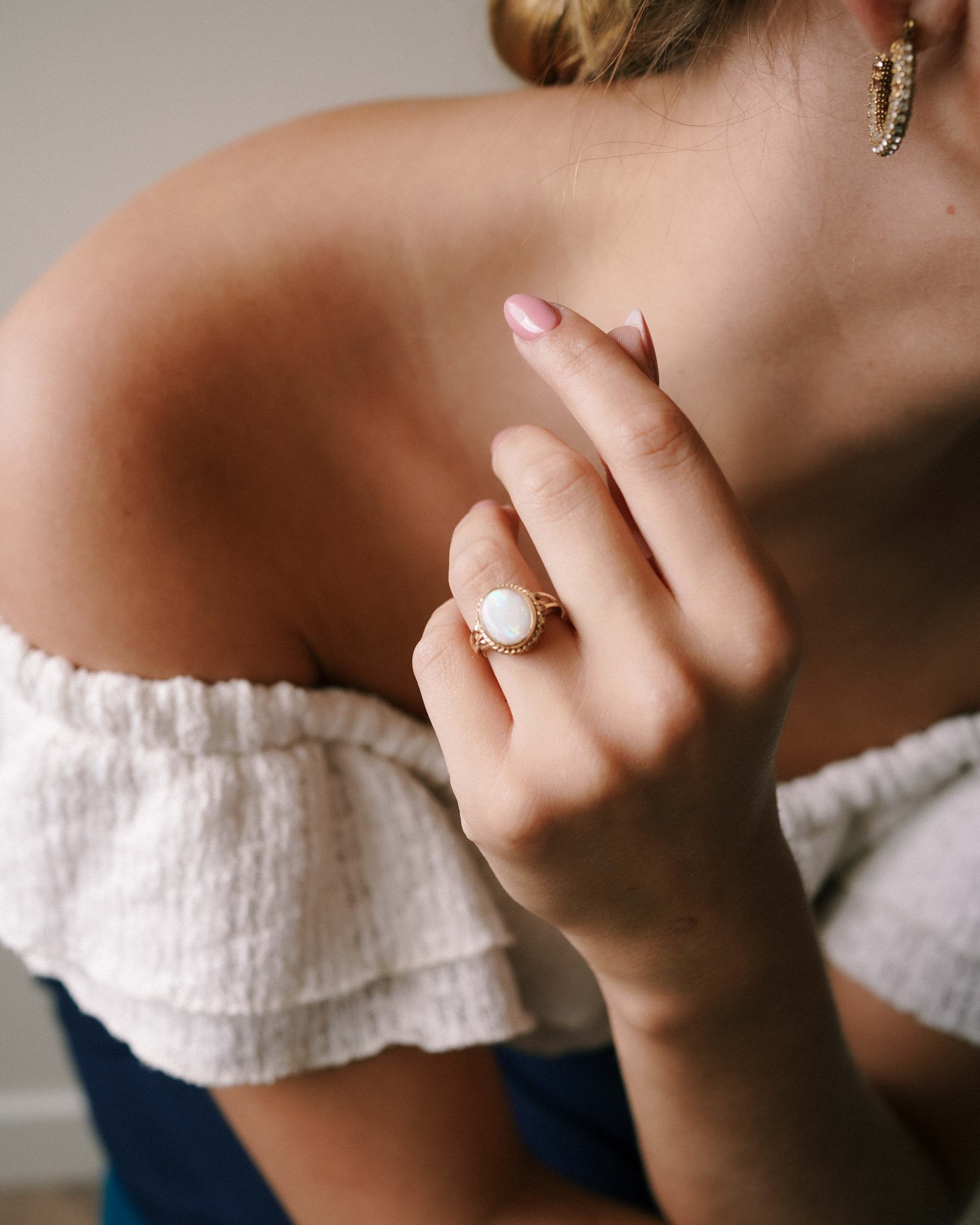 Ayla | Vintage Opaal Ring