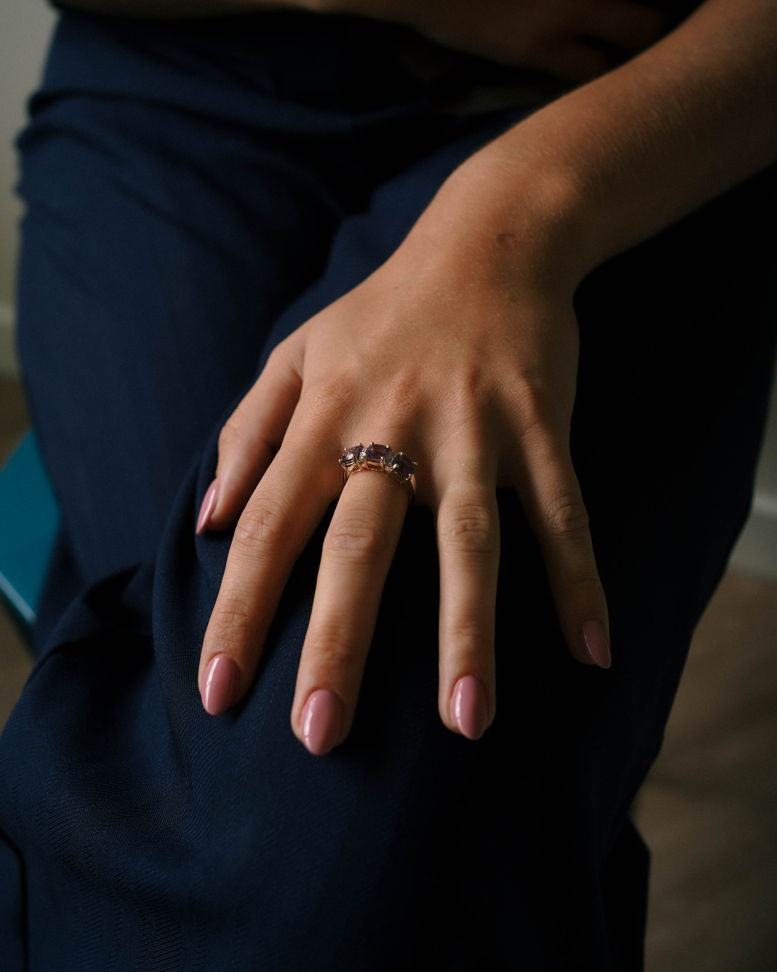 Ilvy | Vintage Amethist & Diamant Ring
