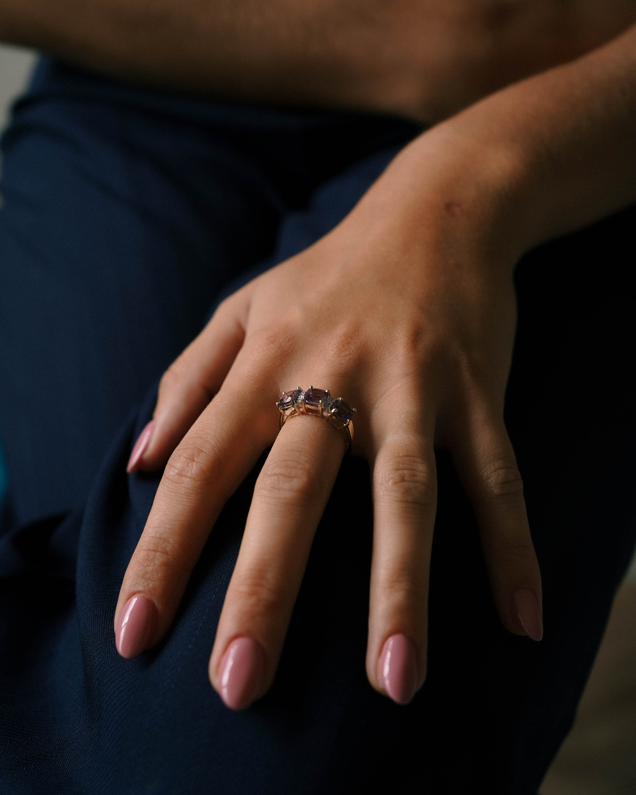 Ilvy | Vintage Amethist & Diamant Ring