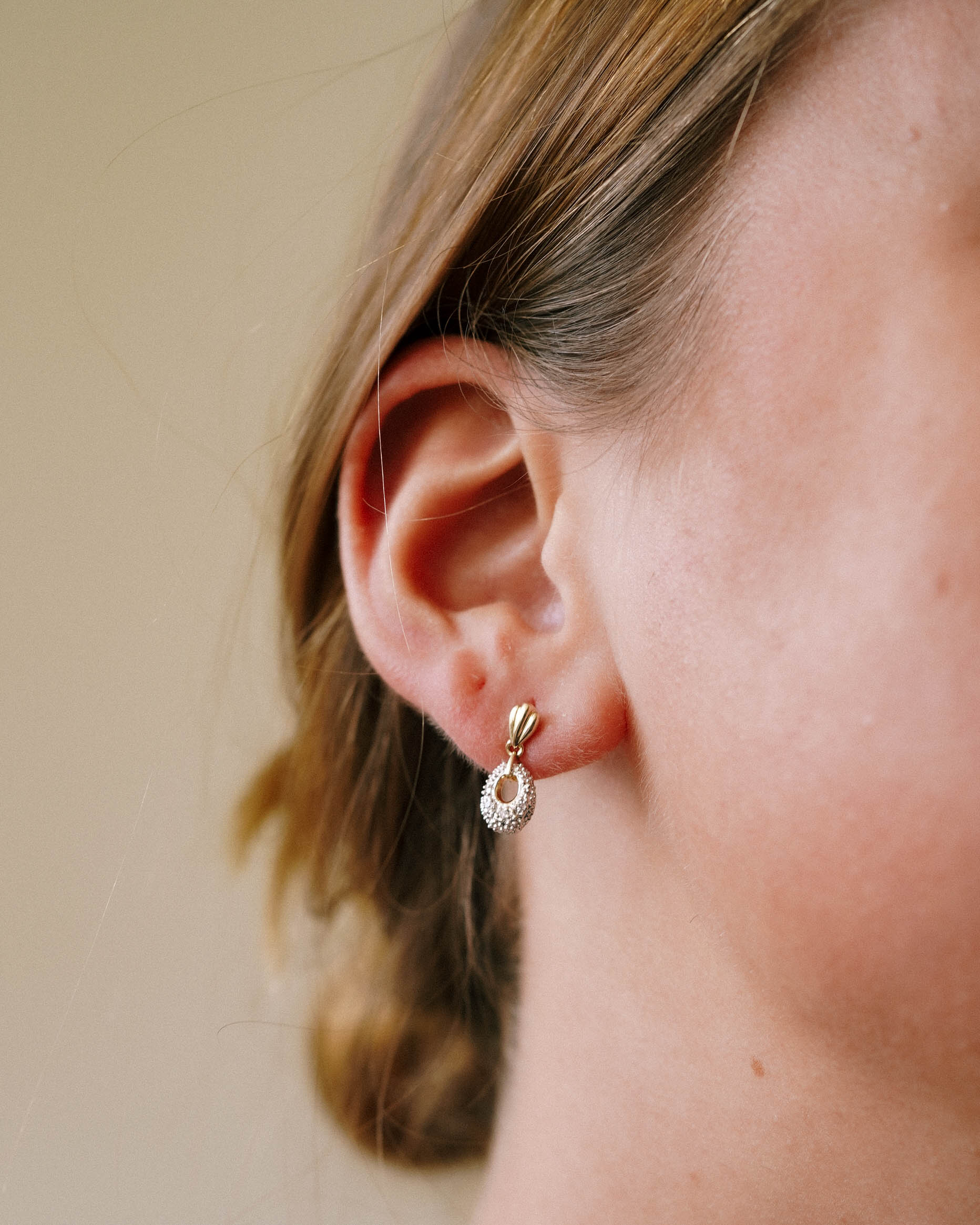 Nira | Vintage Diamant Oorbellen