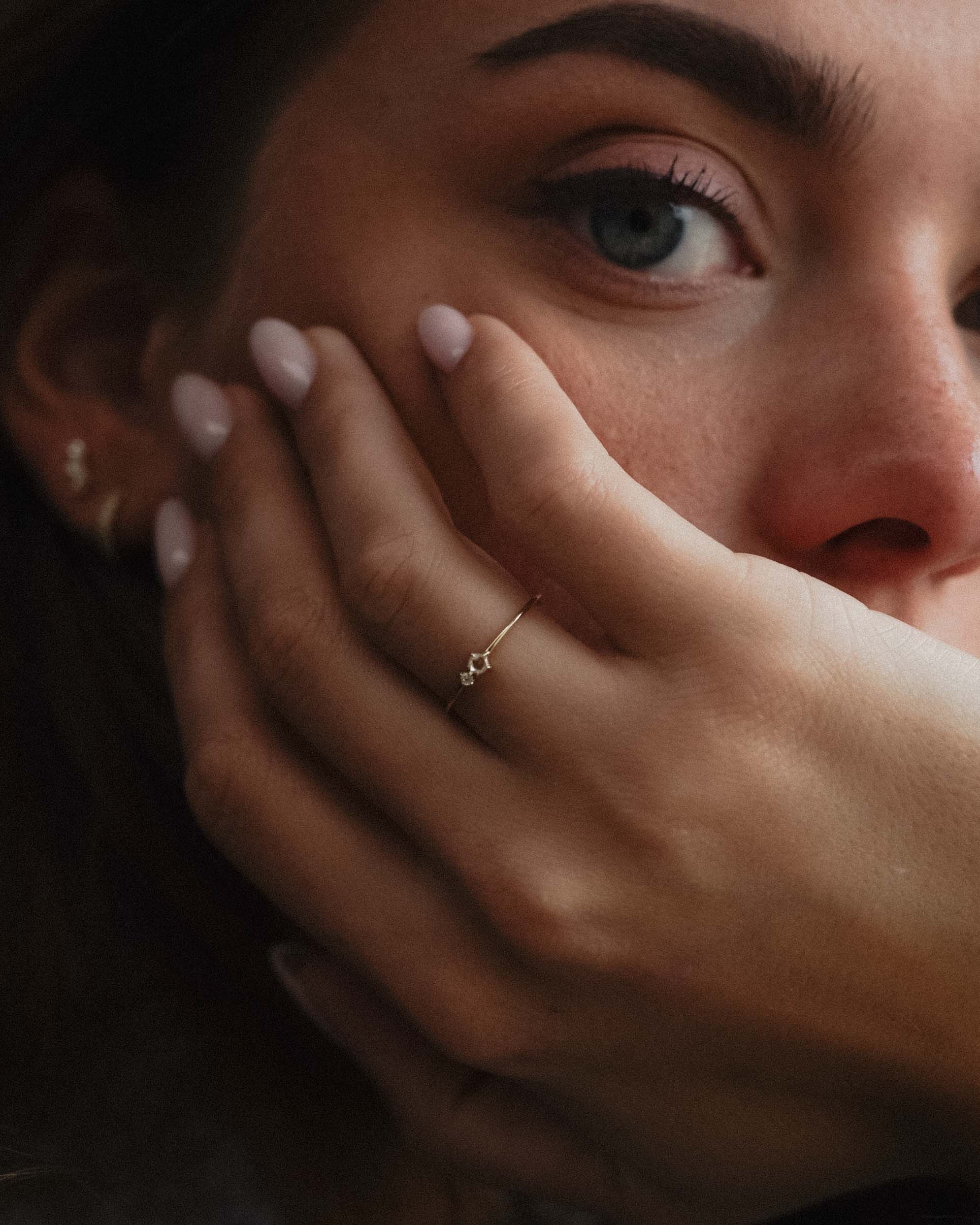 Naeva | 14K Witte Saffier Toi-et-moi Ring