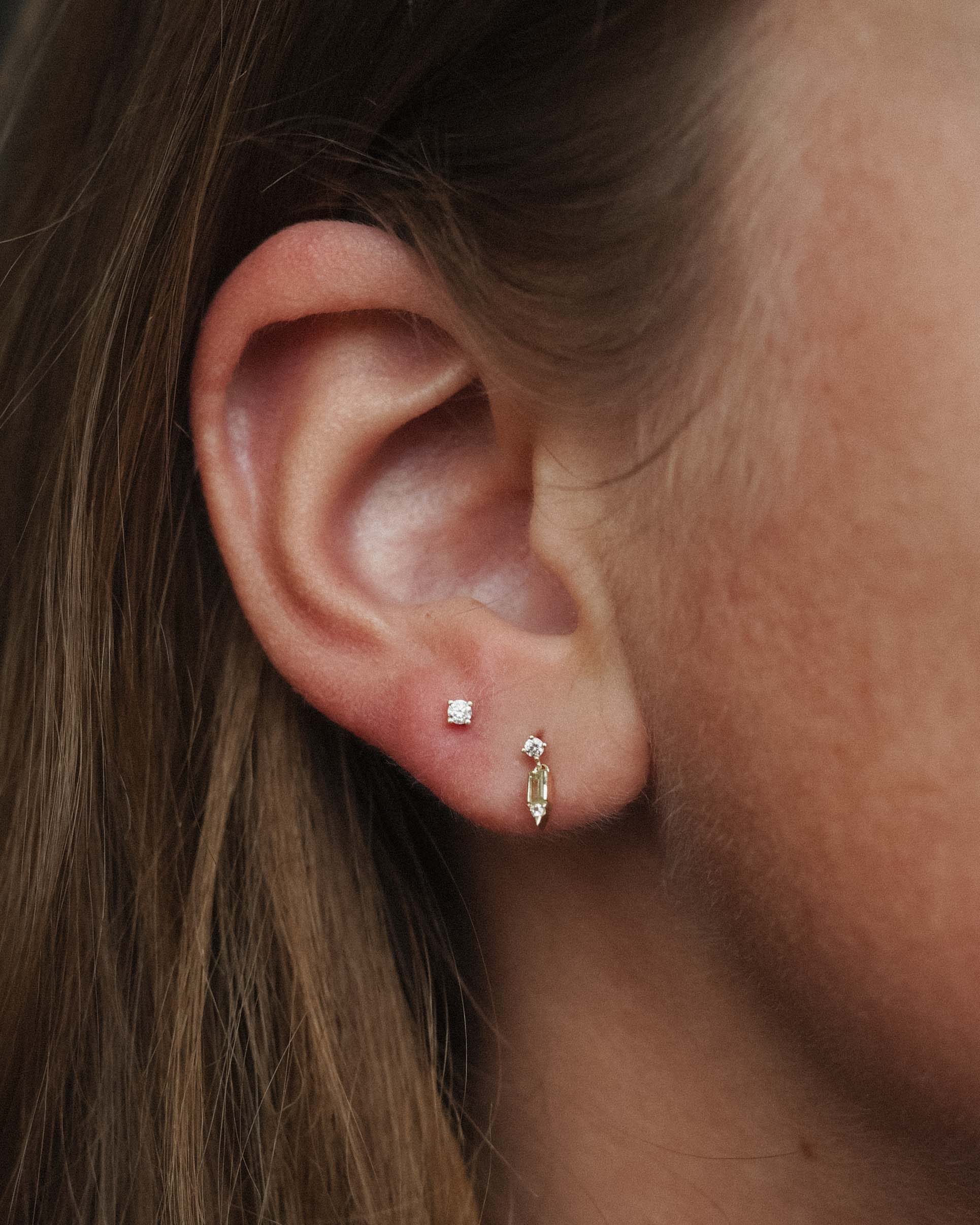 Ceryn | 14K Diamant Studs