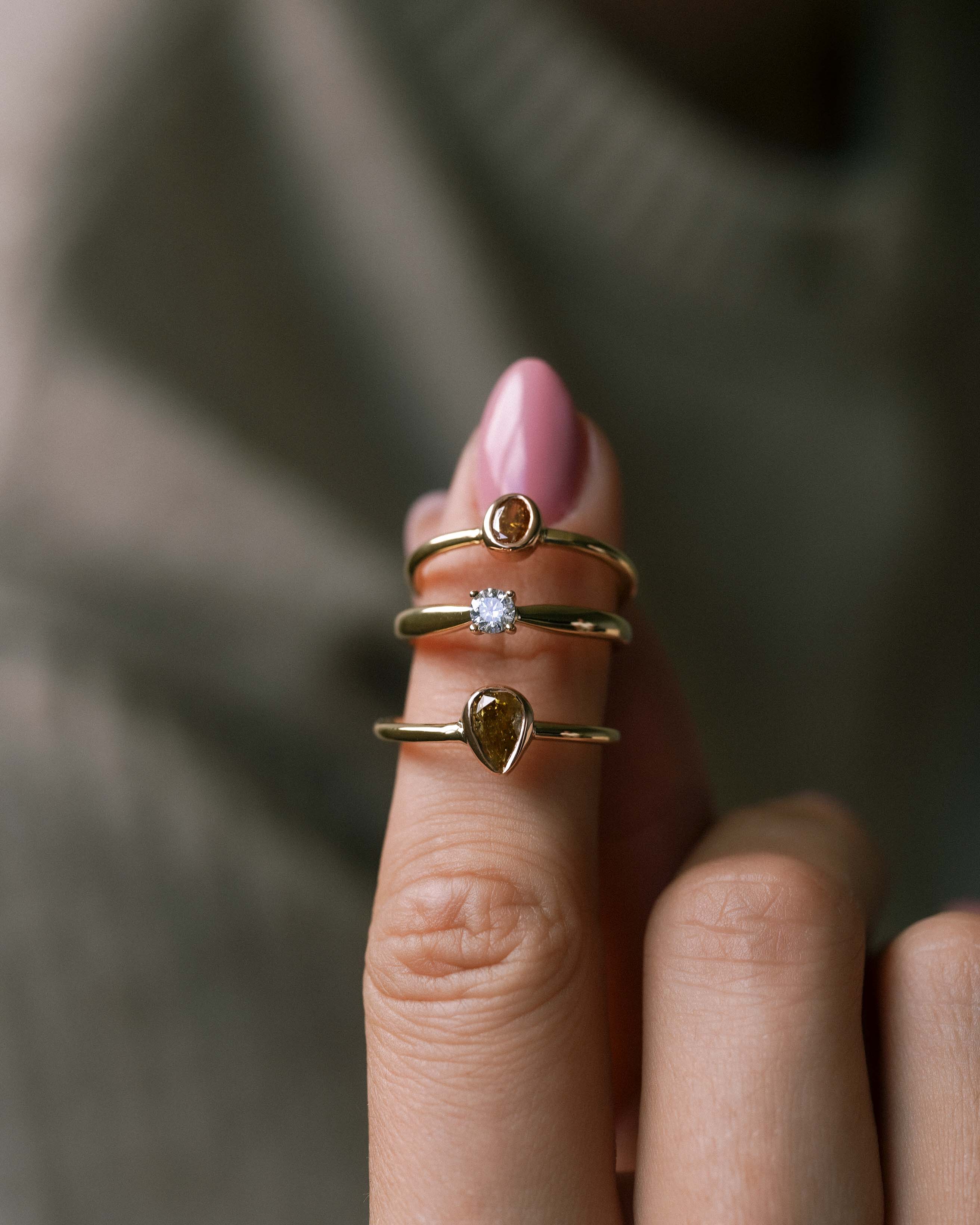 Isabelle | 14K Yellow Gold Brilliant (0.2ct) Ring