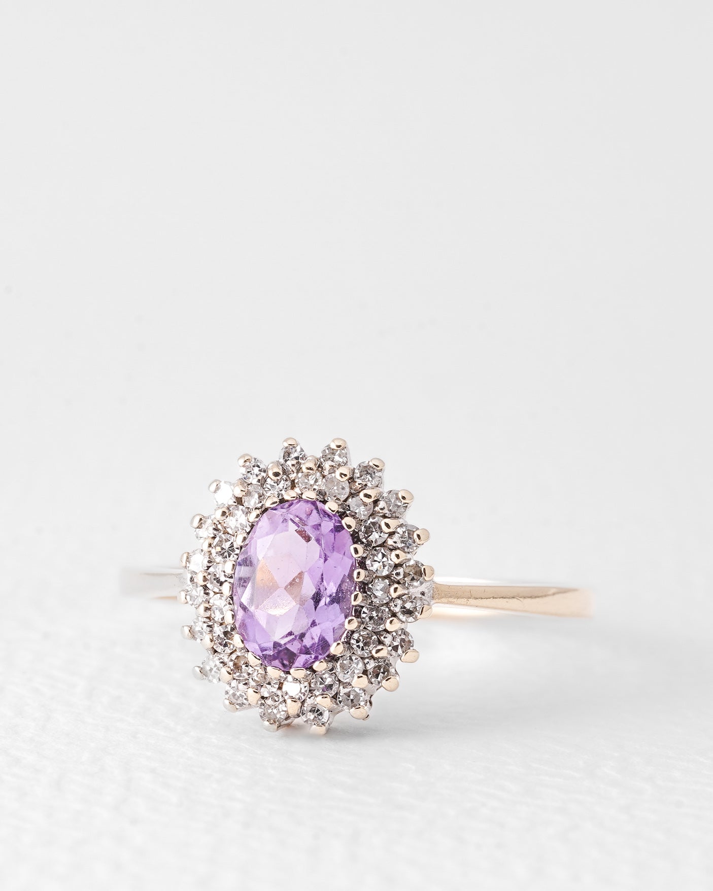 Mira | Vintage Amethist & Diamant Ring