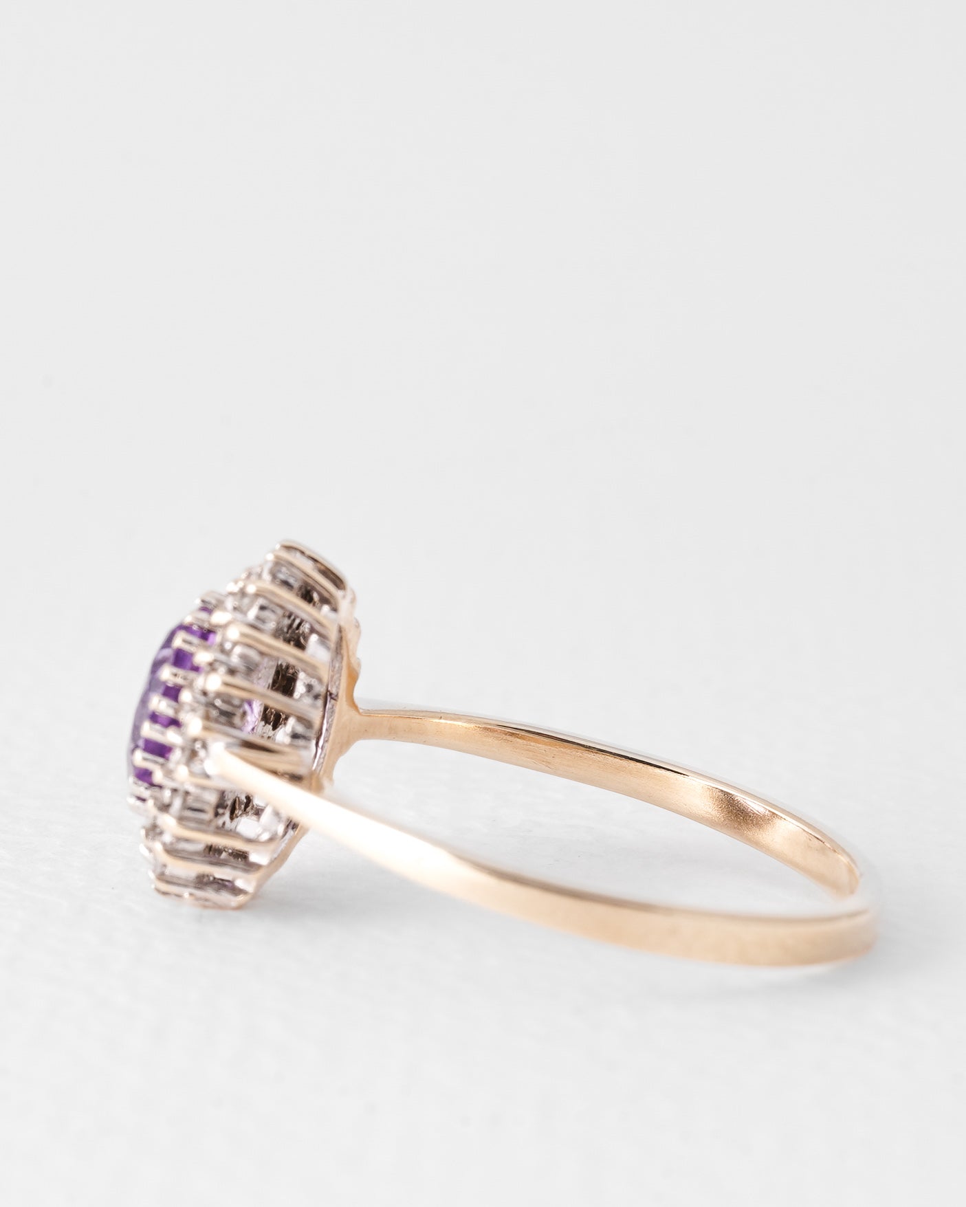 Mira | Vintage Amethist & Diamant Ring