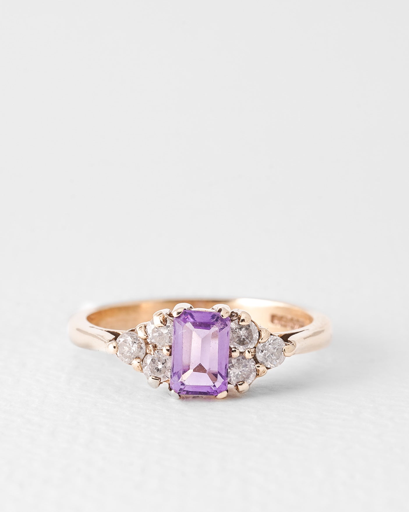 Suri | Vintage Amethist & Diamant Ring