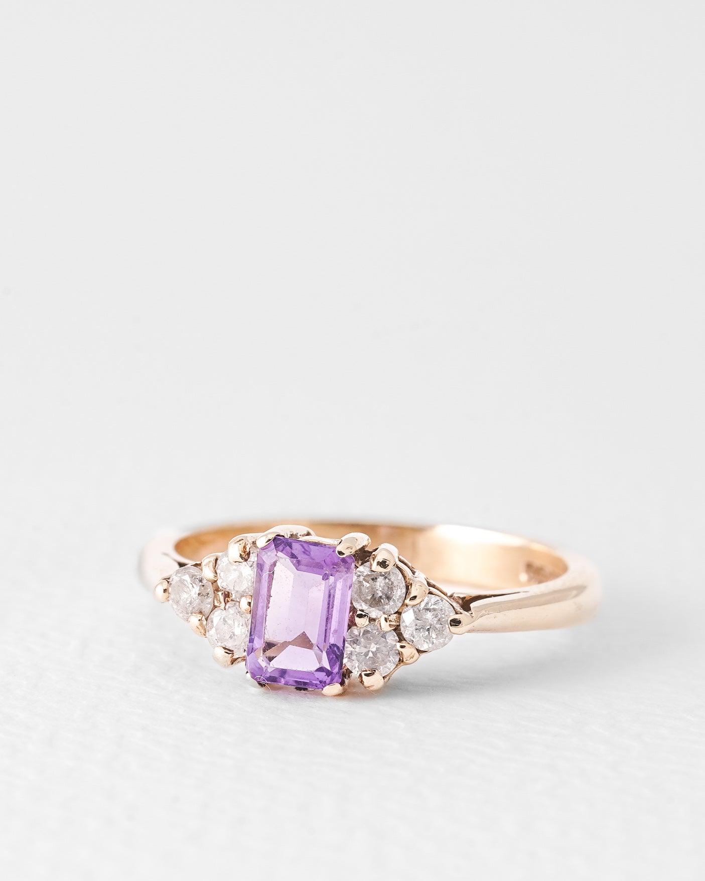 Suri | Vintage Amethist & Diamant Ring