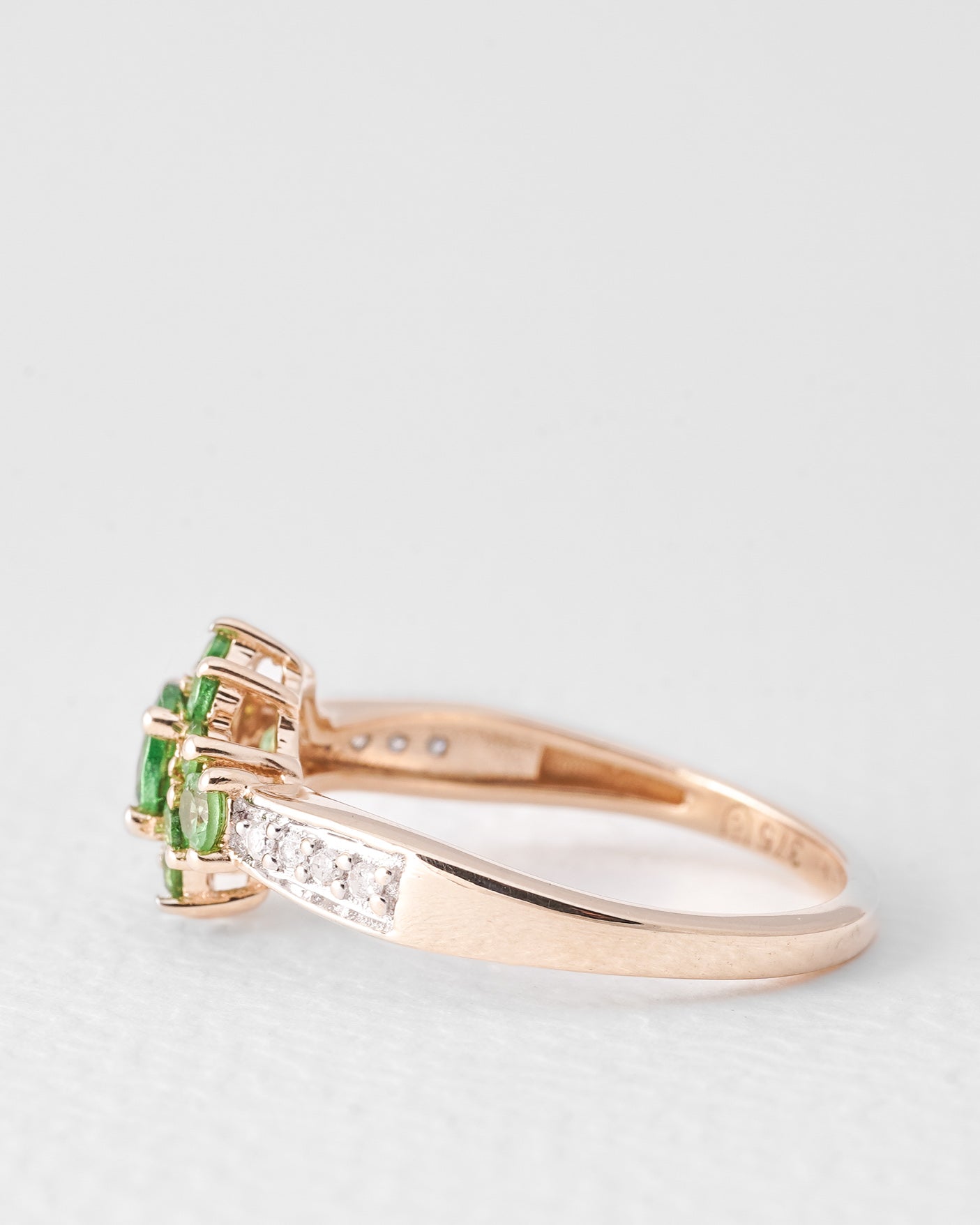 Kira | Vintage Tsavoriet & Diamant Ring