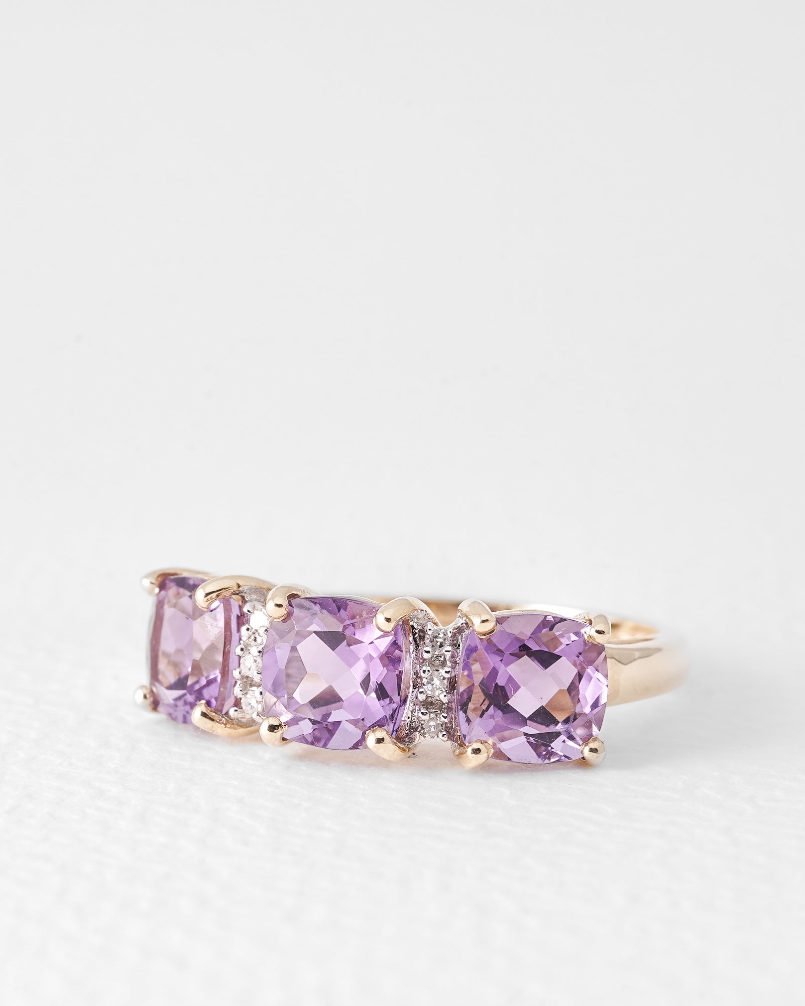 Ilvy | Vintage Amethist & Diamant Ring