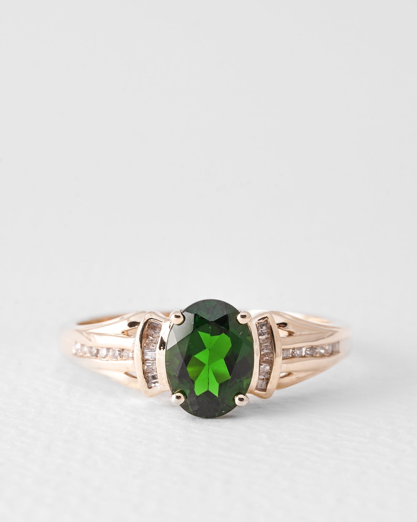 Lani | Vintage Diopside & Diamant Ring
