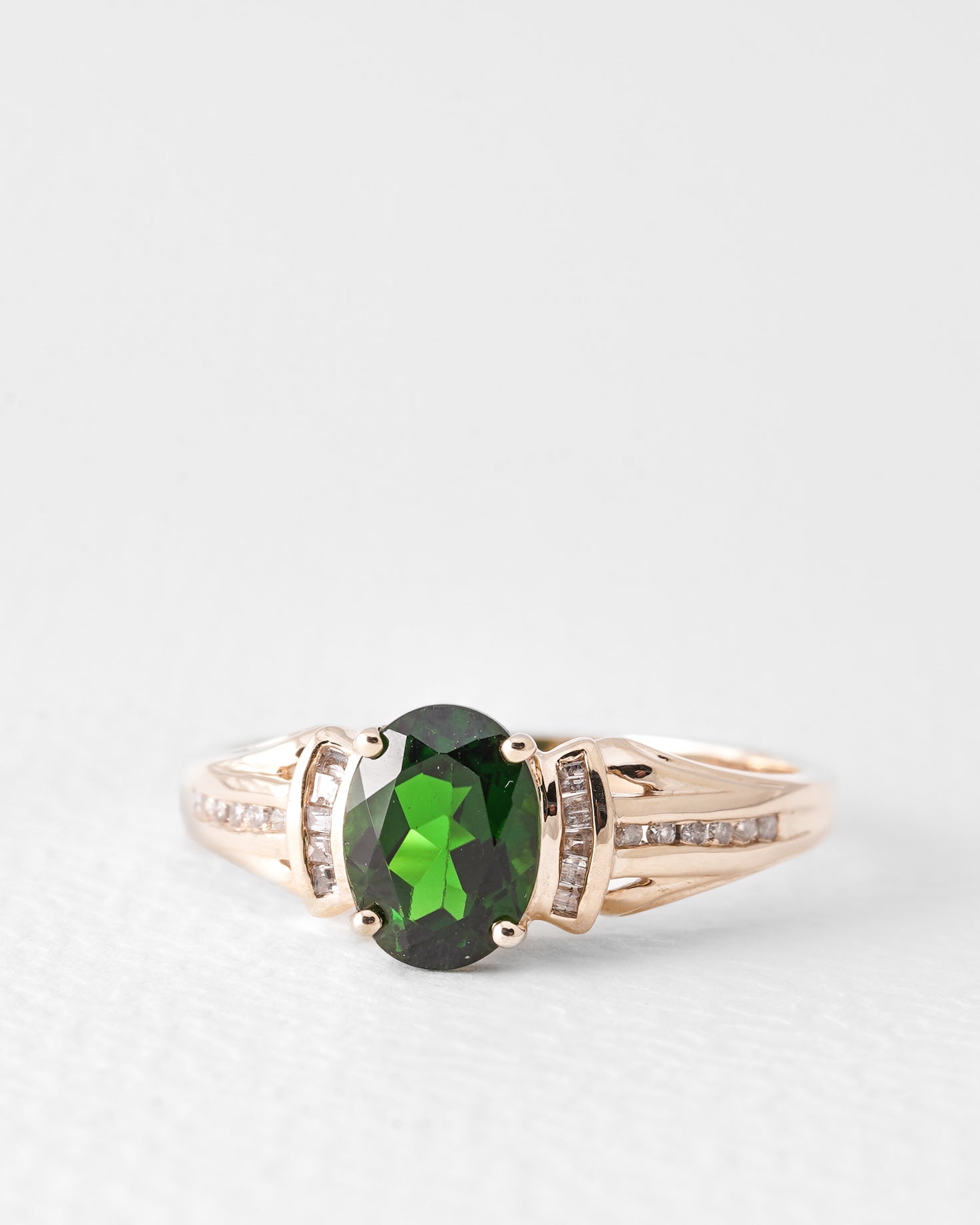 Lani | Vintage Diopside & Diamant Ring