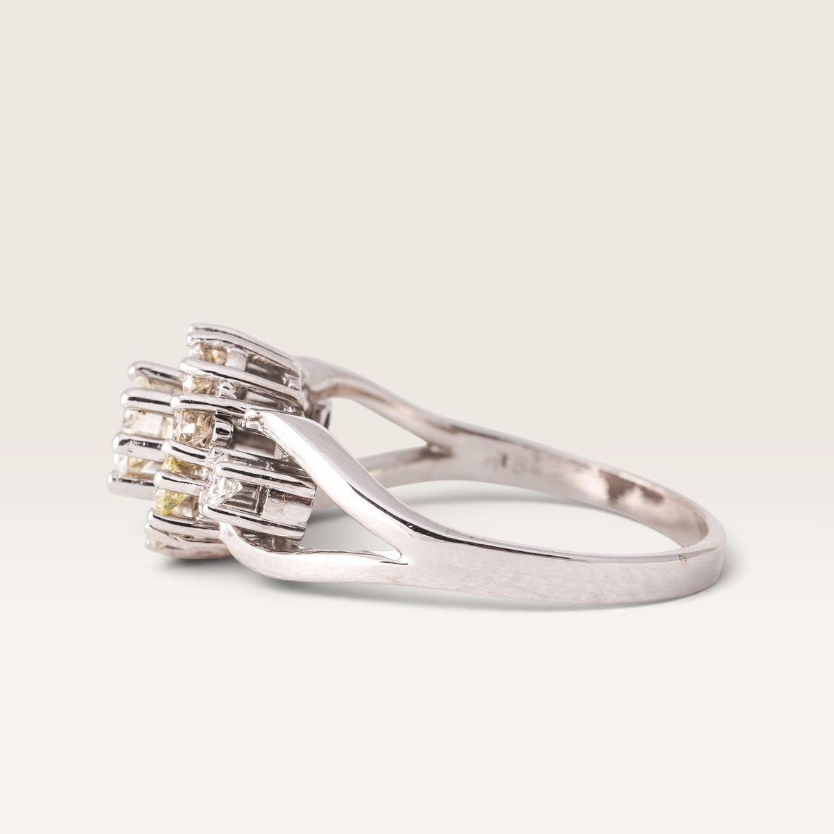 Elien | 14K Diamant Cluster Ring - Menina Amsterdam