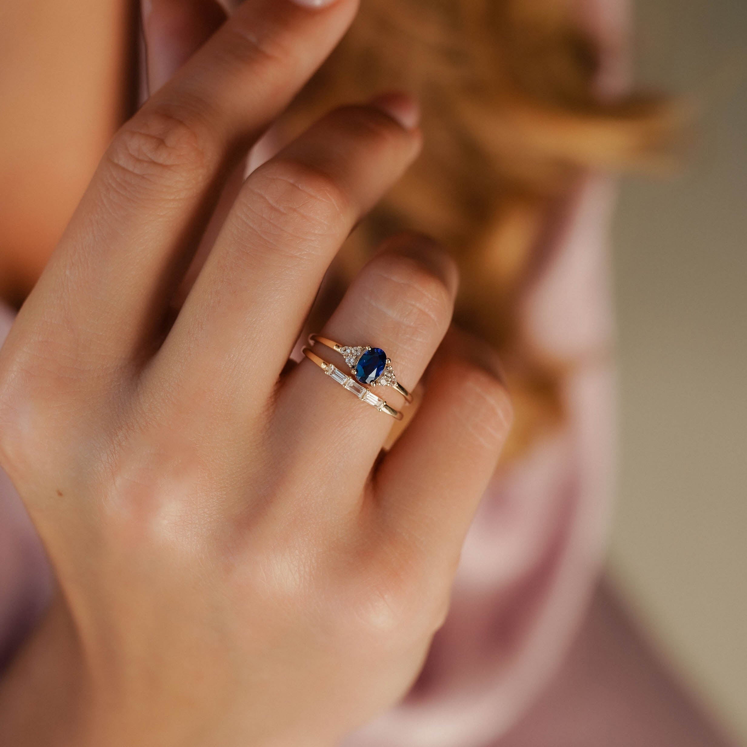 Alize | Baguette Diamant Trilogy Ring