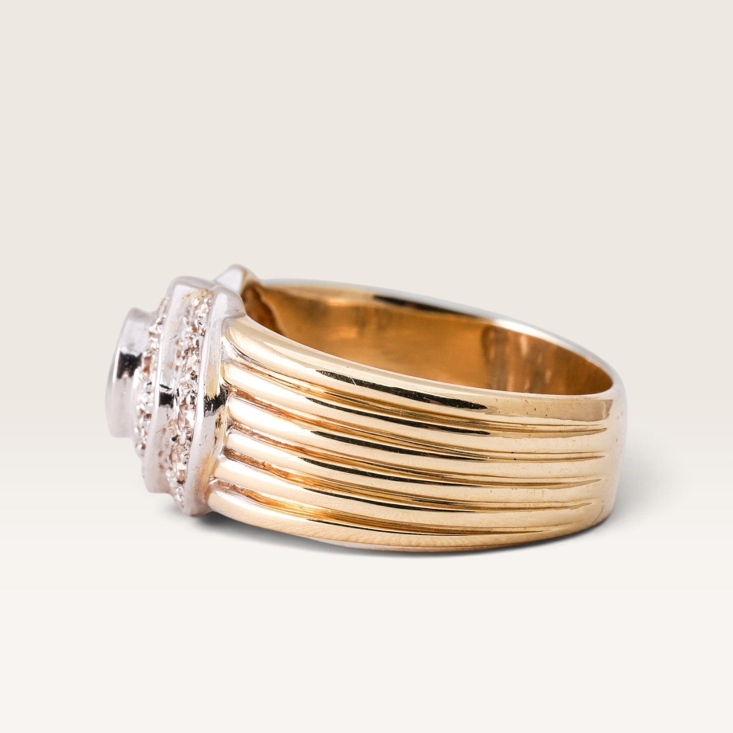 Fenna | 18K Diamond Statement Ring - Menina Amsterdam