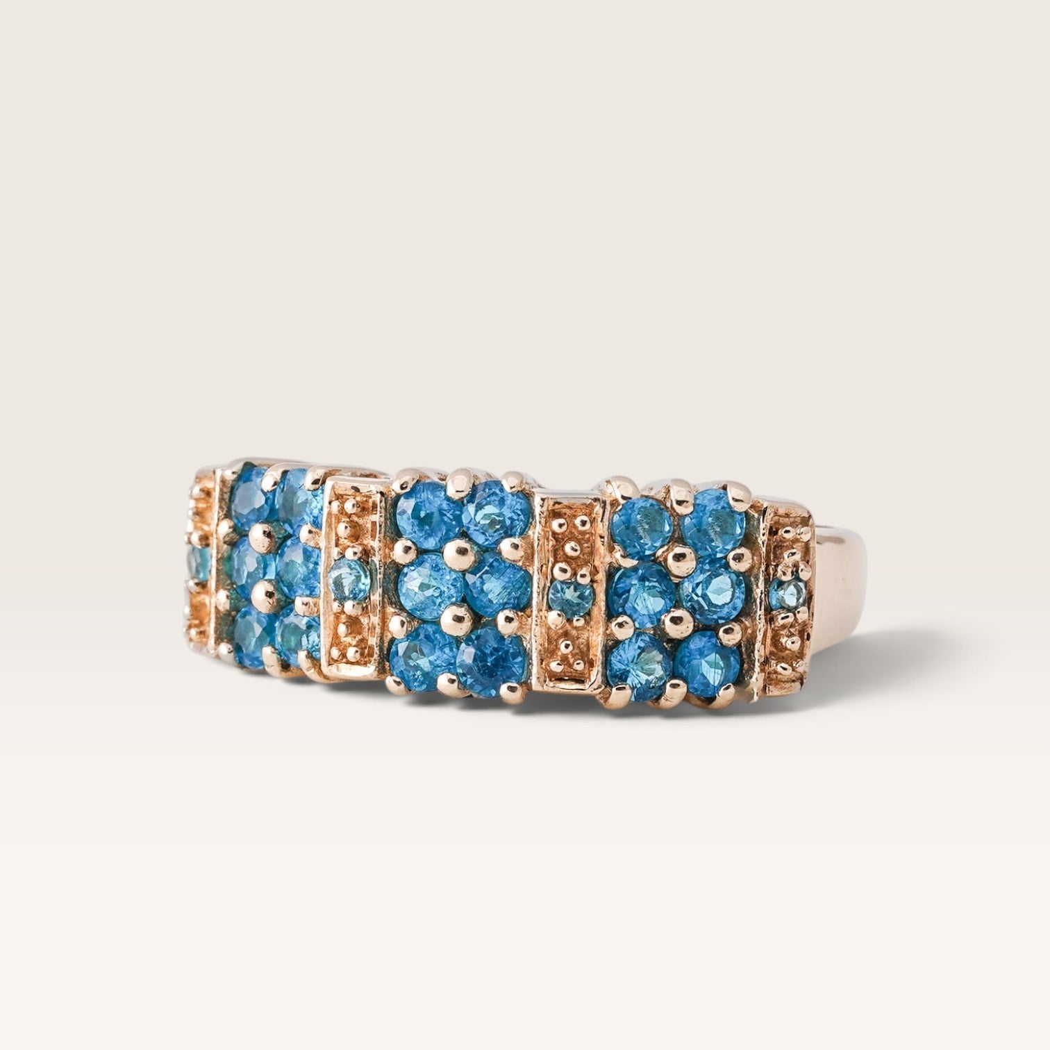 Fiorella | Vintage Apatite Eternity Ring - Menina Amsterdam