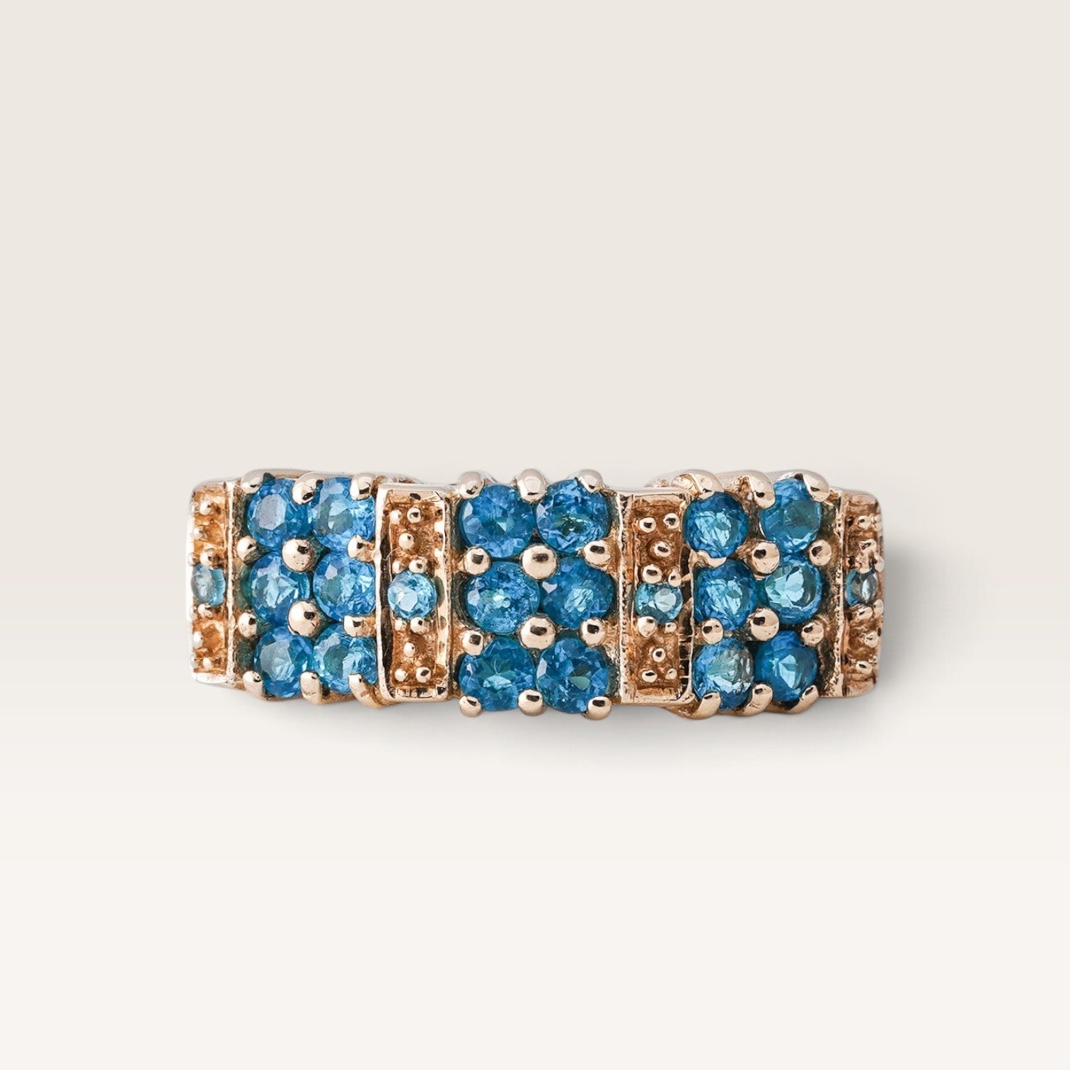 Fiorella | Vintage Apatite Eternity Ring - Menina Amsterdam